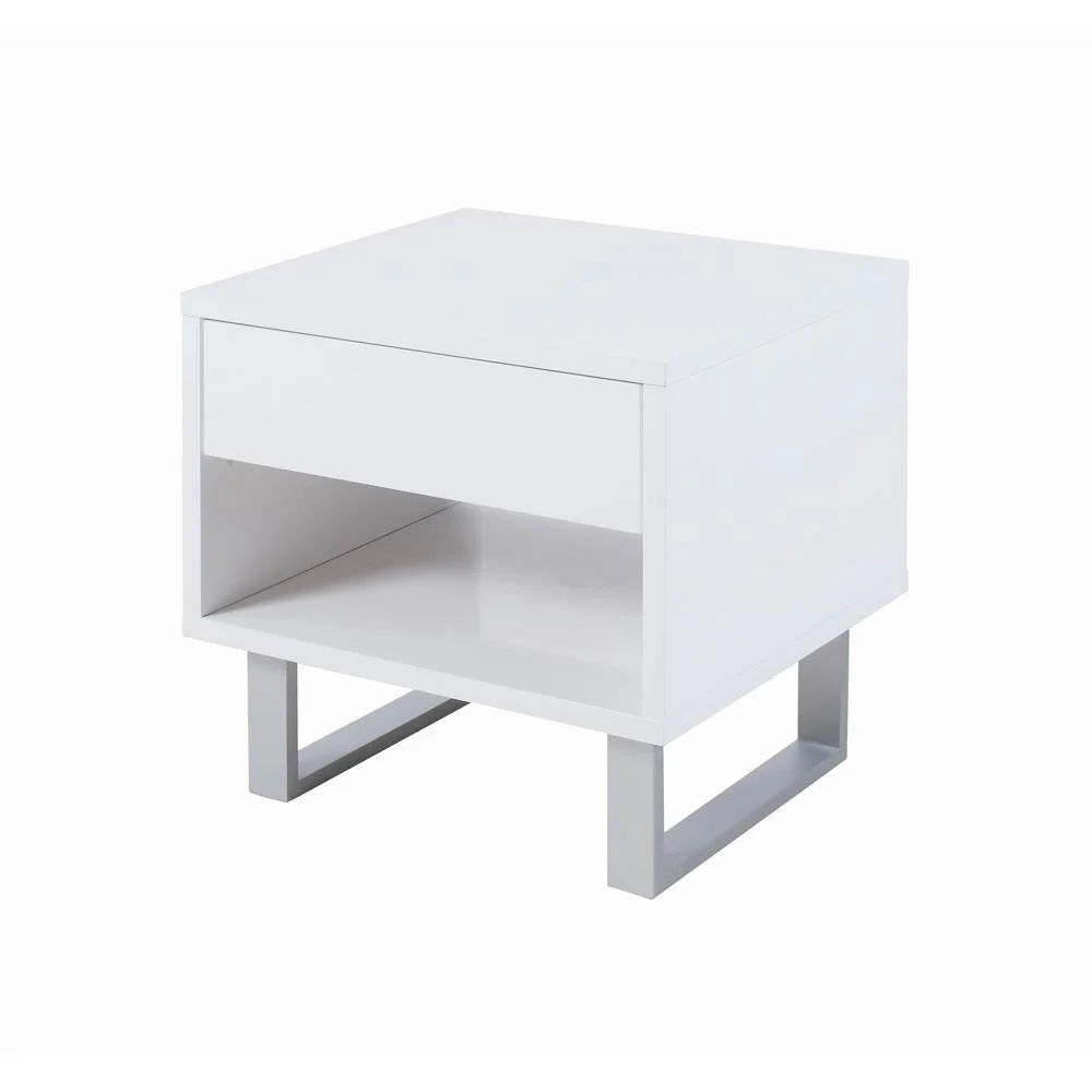 1-drawer End Table - White - Image 2