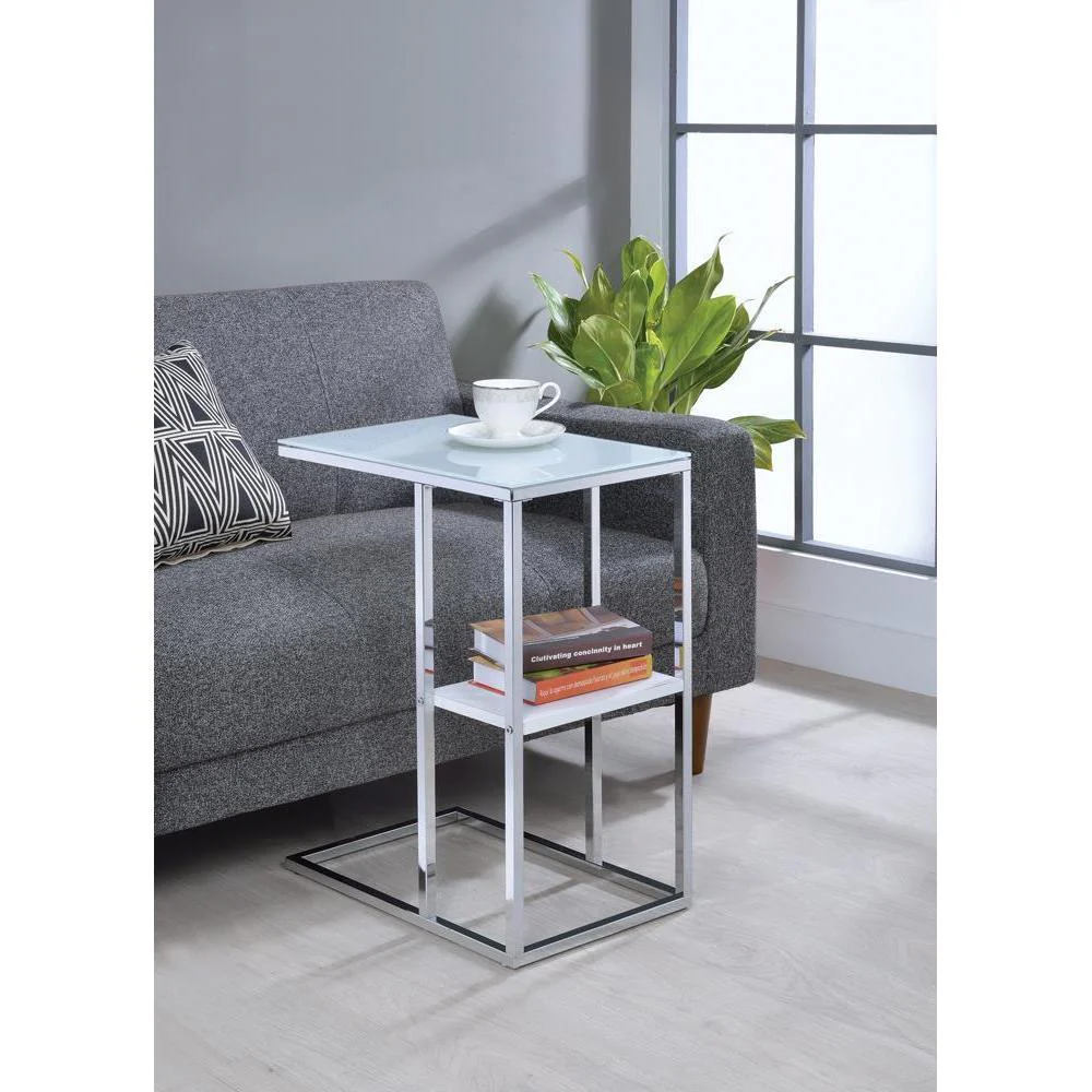 1-shelf Accent Table - White