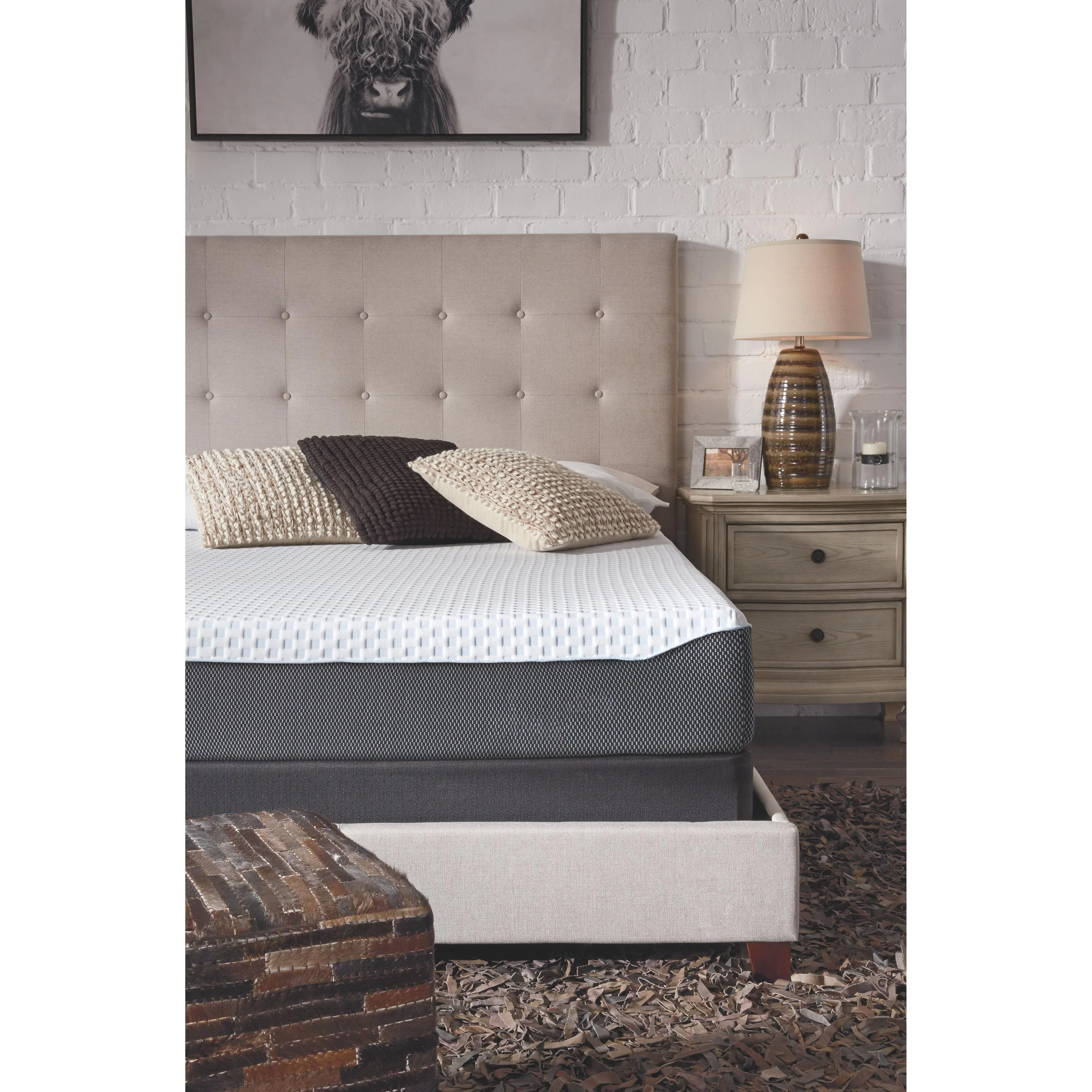 10 Inch Chime Elite - White/blue - Twin Mattress - Image 3