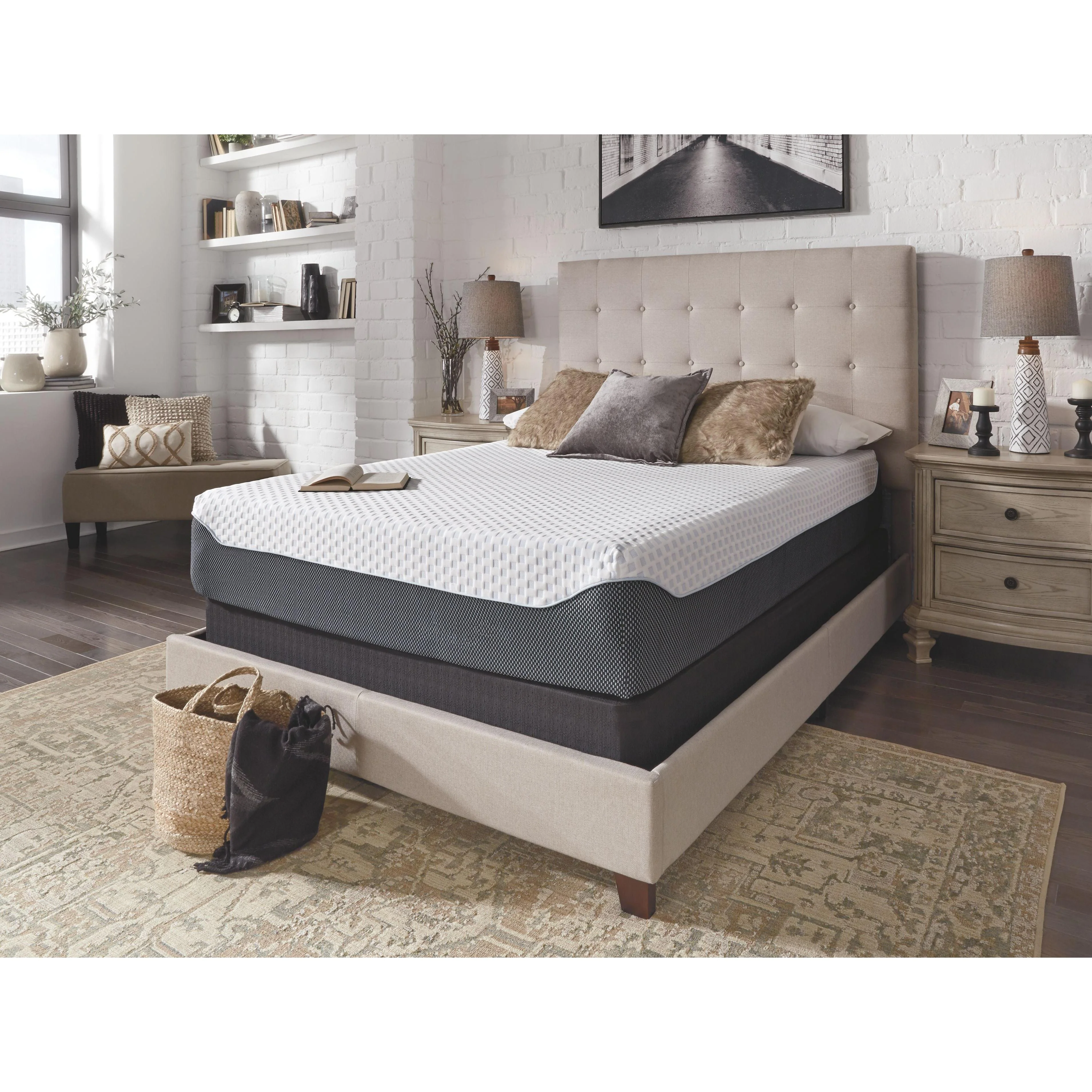 12 Inch Chime Elite - White/gray- Twin Mattress - Image 3
