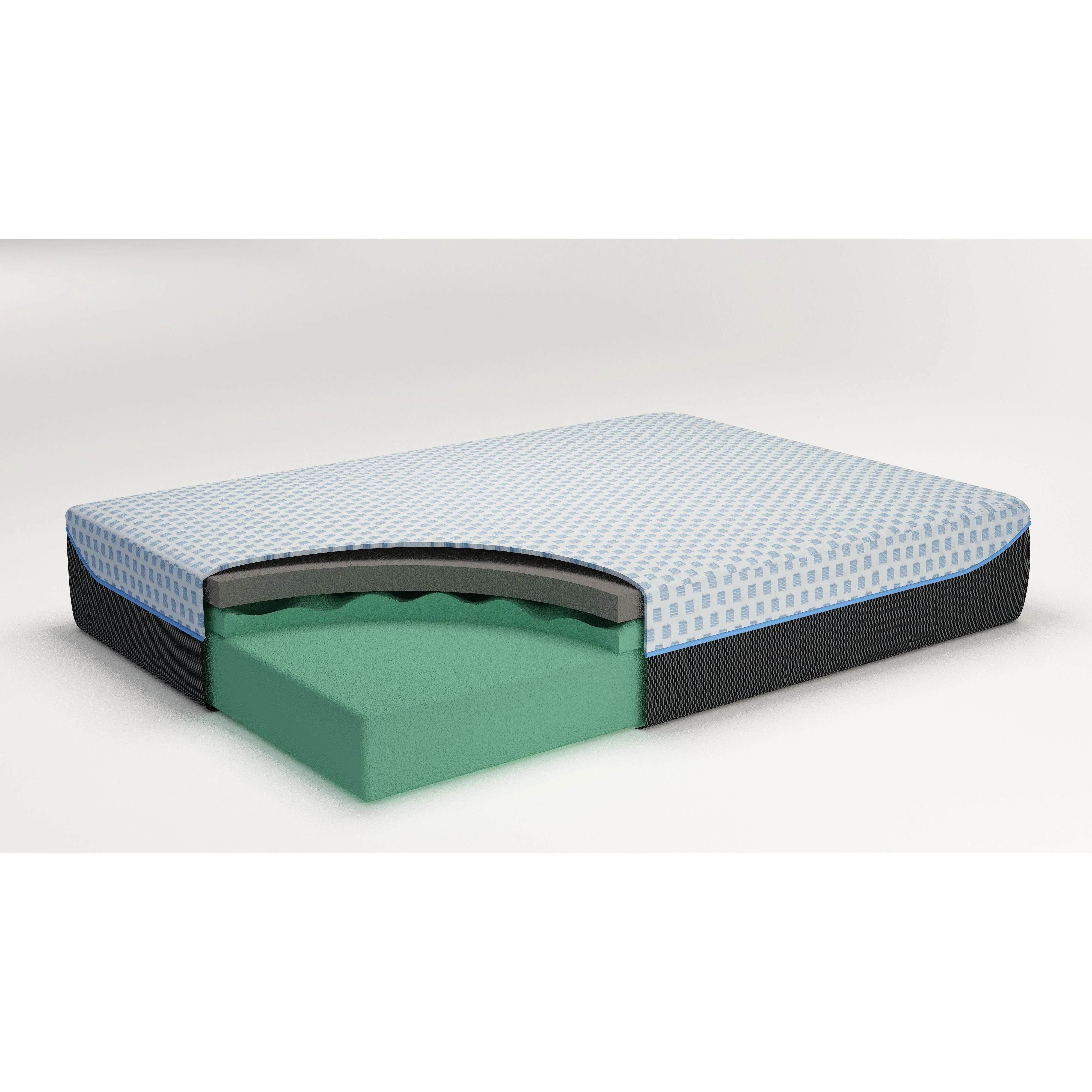 14 Inch Chime Elite - White/blue - King Mattress - Image 16