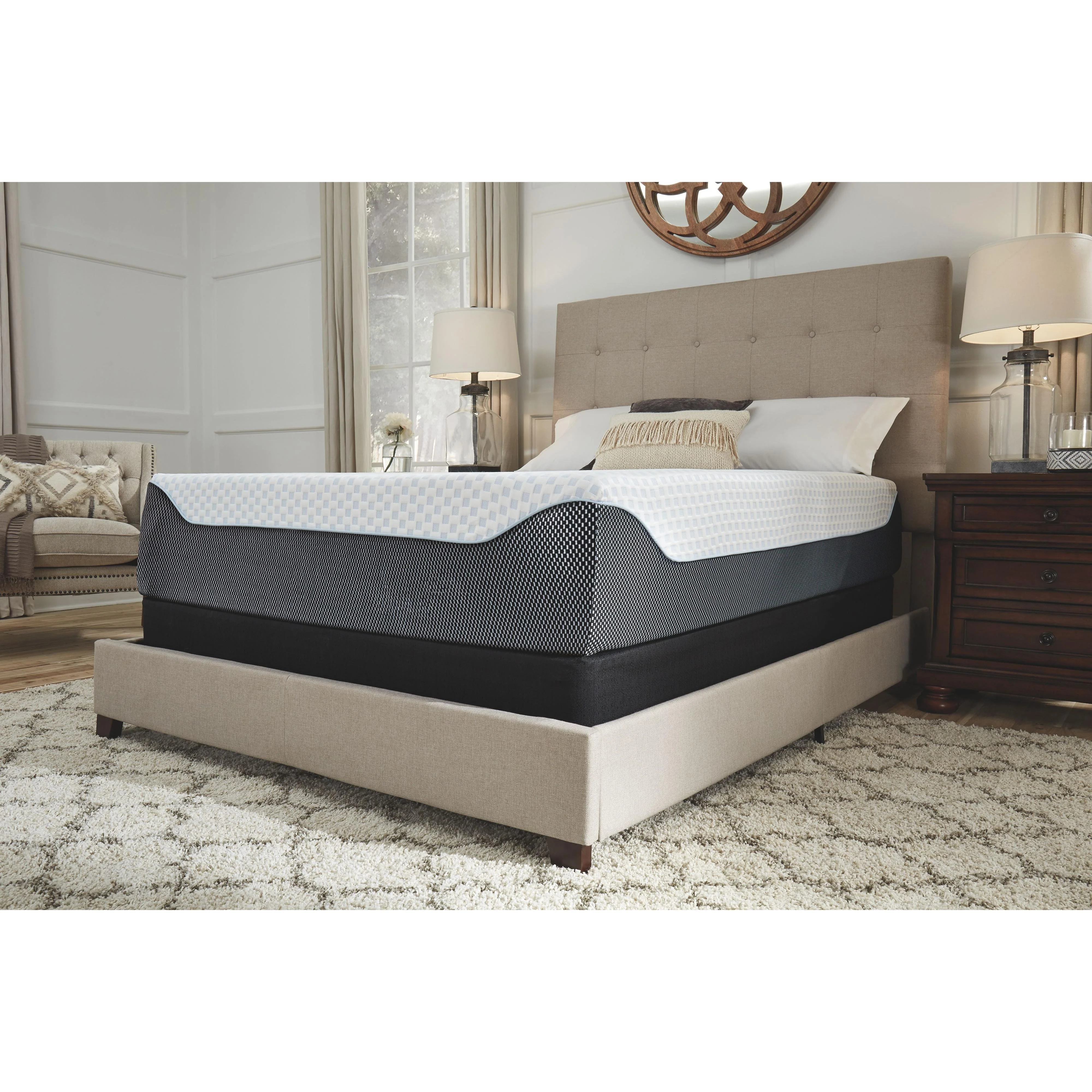 14 Inch Chime Elite - White/blue - Queen Mattress - Image 5