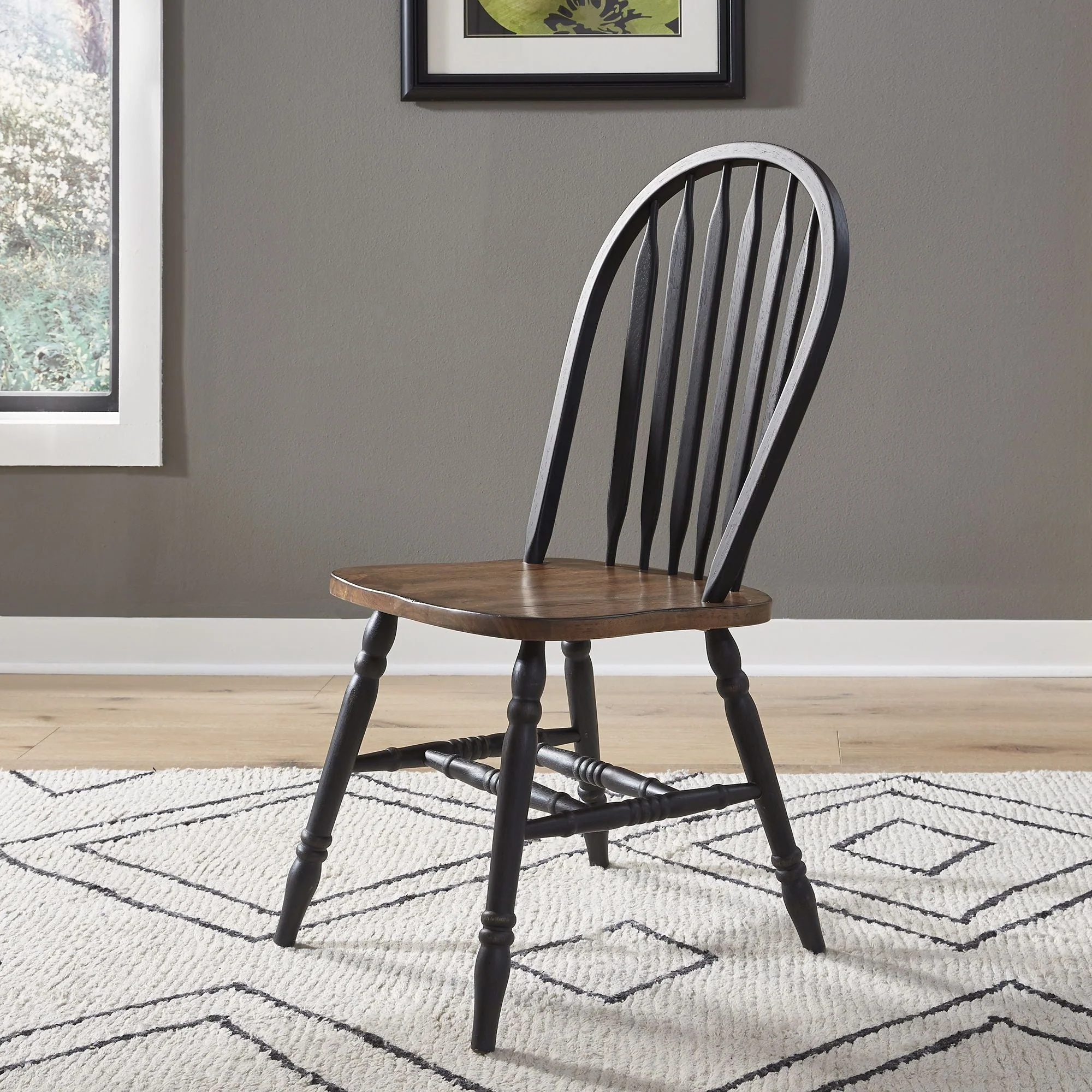 Liberty Carolina Crossing Windsor Side Chair in Black