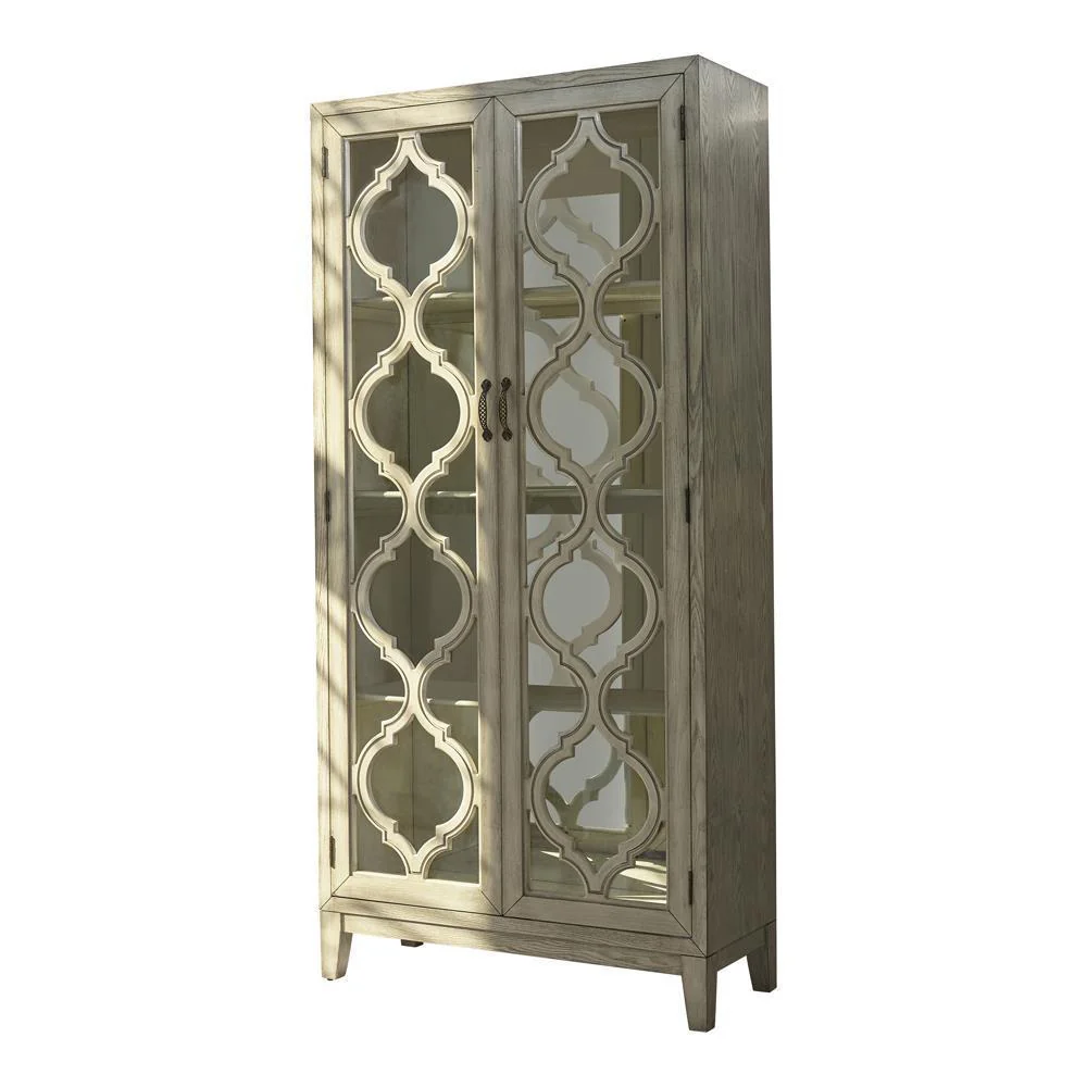 2-door Tall Cabinet - Beige - Image 2