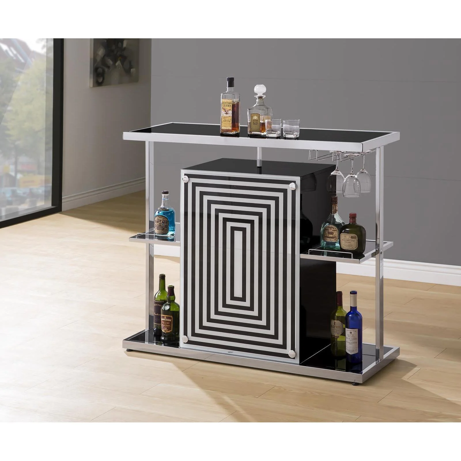 2-tier Bar Unit - Black - Image 7