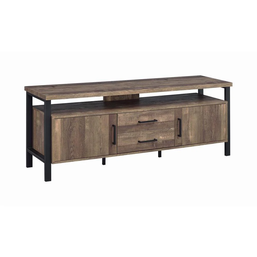 59" Tv Console - Rustic Oak - Image 2