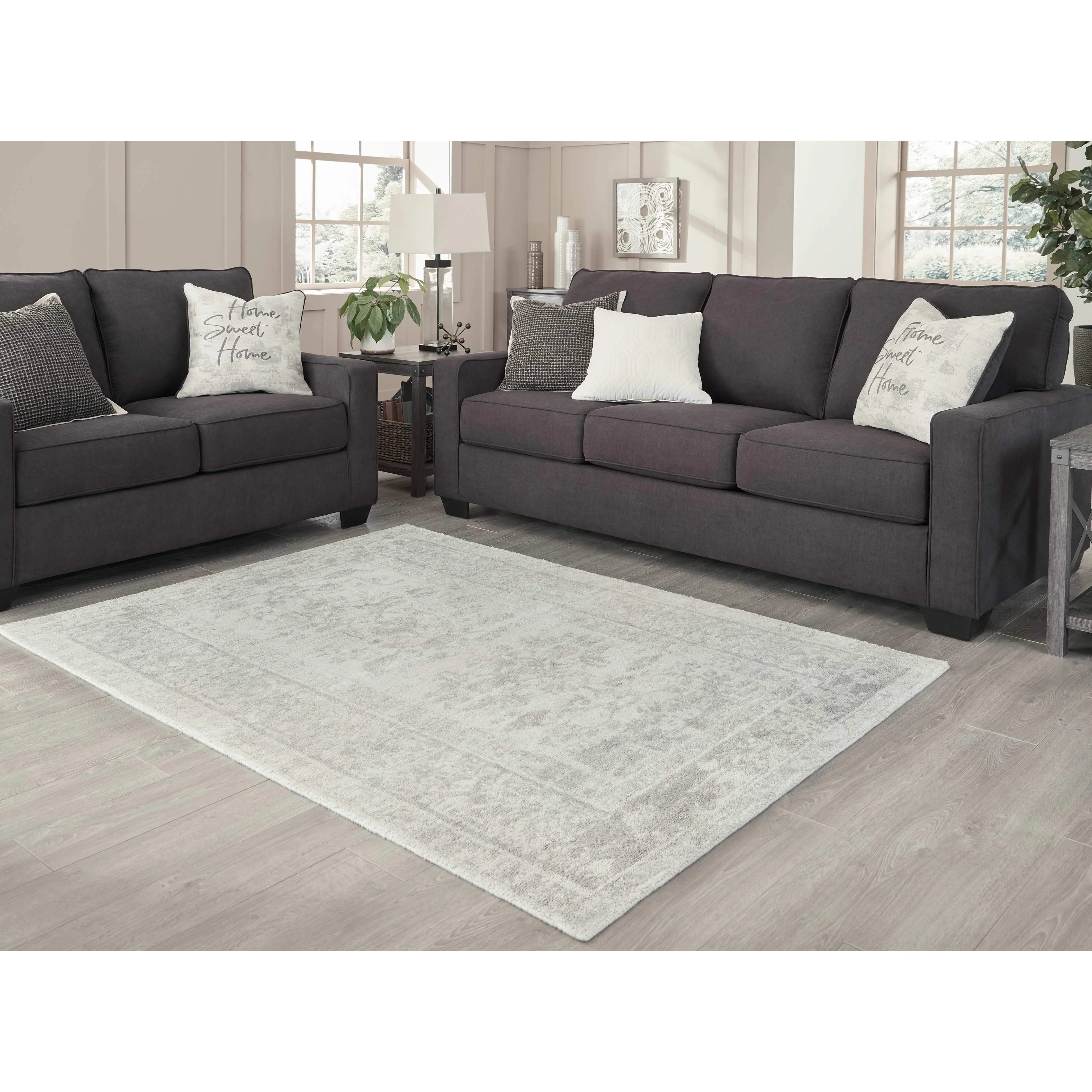 Abanish - Gray/cream - Medium Rug - Image 2