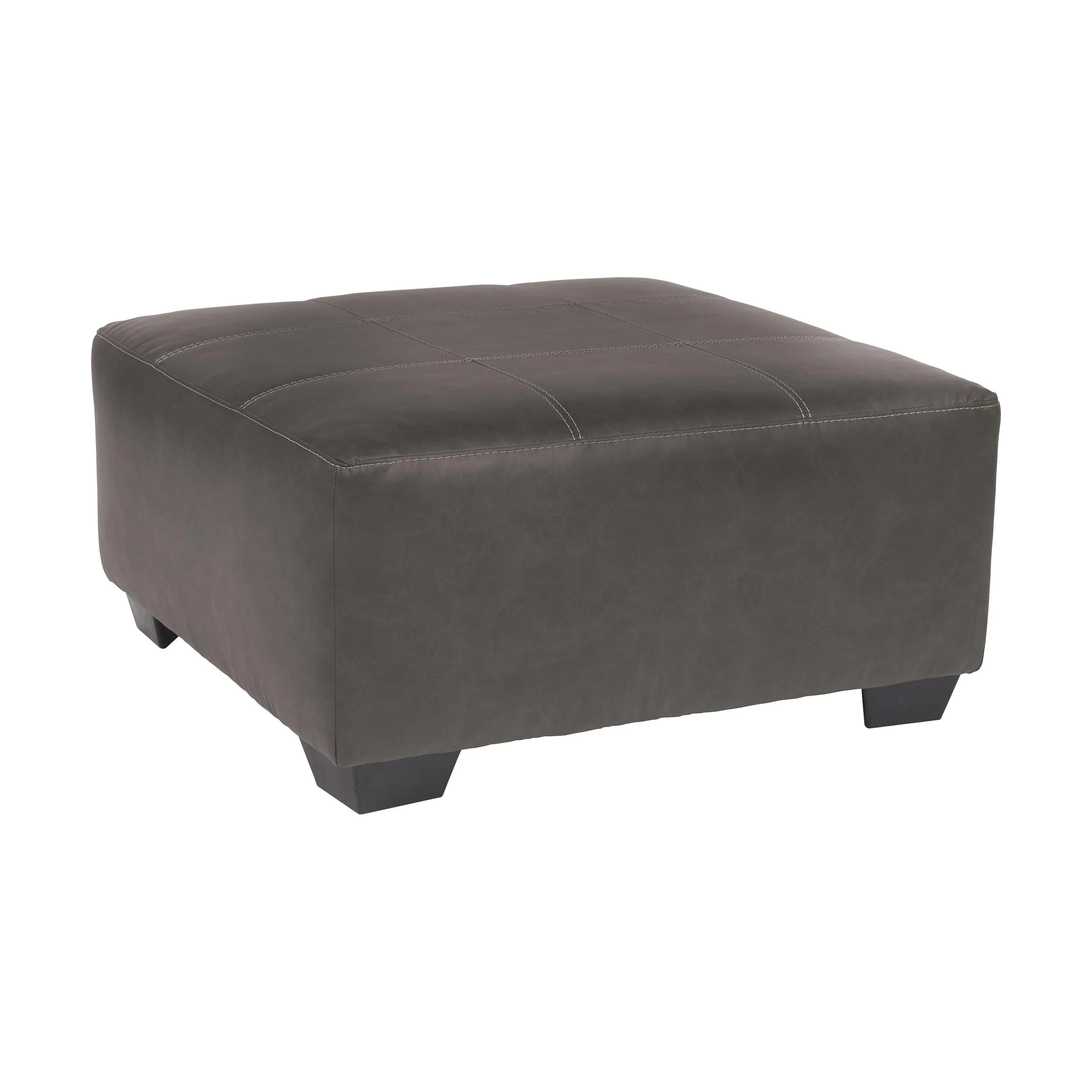 Aberton - Gray - Oversized Accent Ottoman - Image 3