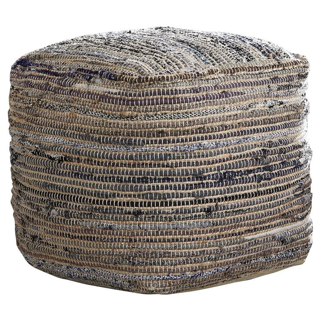 Absalom - Denim - Pouf