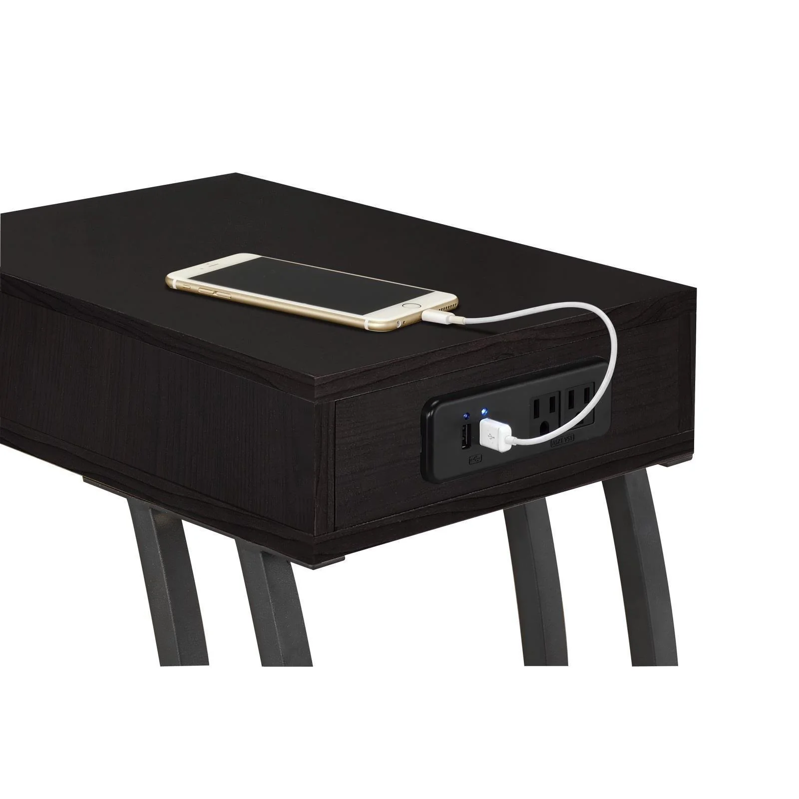 Accent Table C-shape - Cappuccino - Image 3