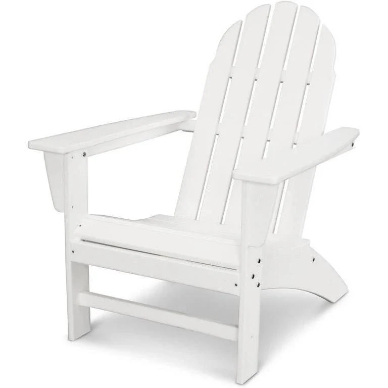 Polywood Vineyard Adirondack Chair in White - Image 4