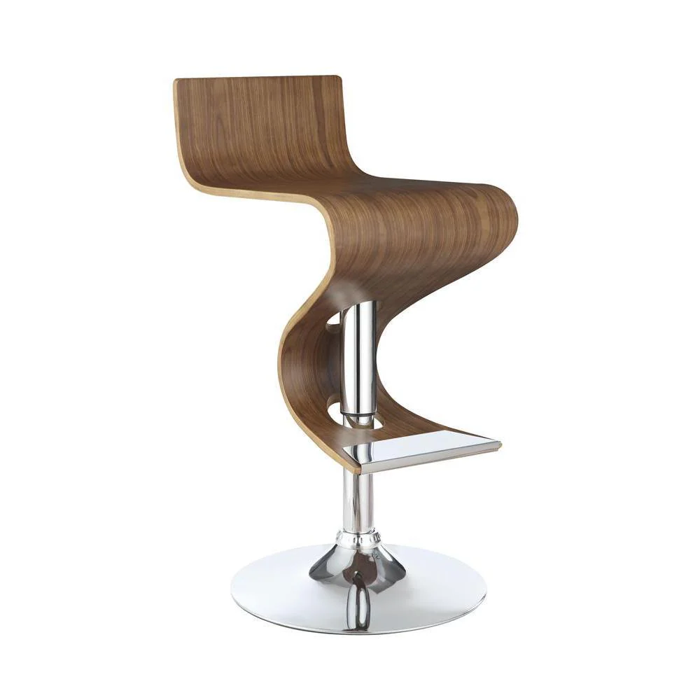 Adjustable Bar Stool - Brown - Image 7