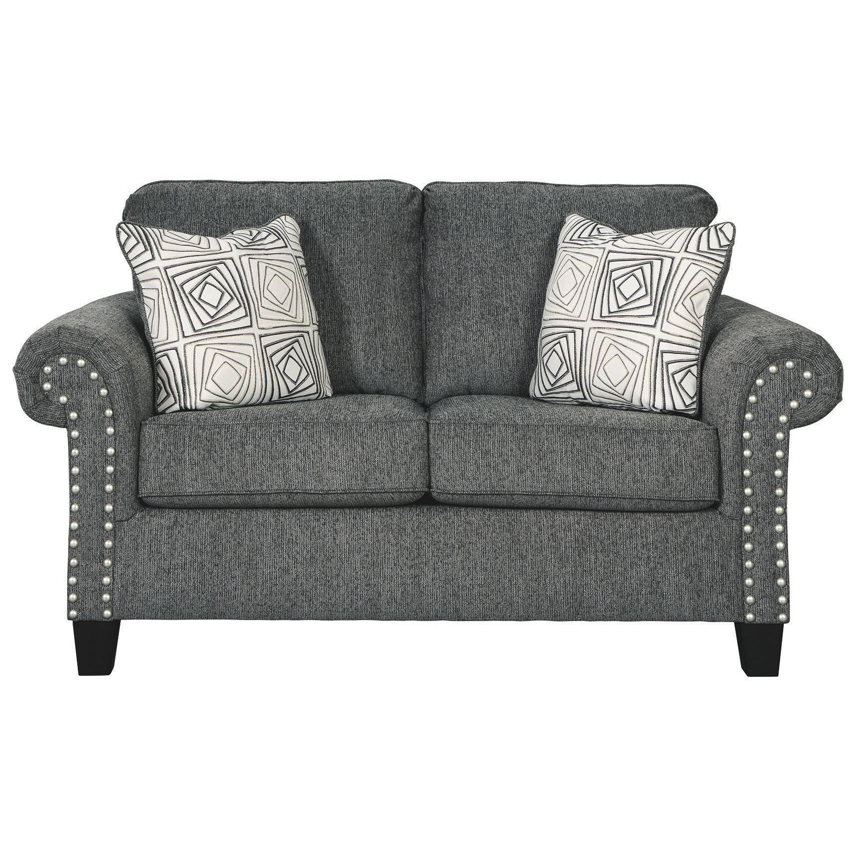 Agleno - Charcoal - Loveseat