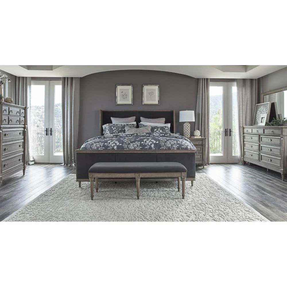 Alderwood - Queen Bed - Gray