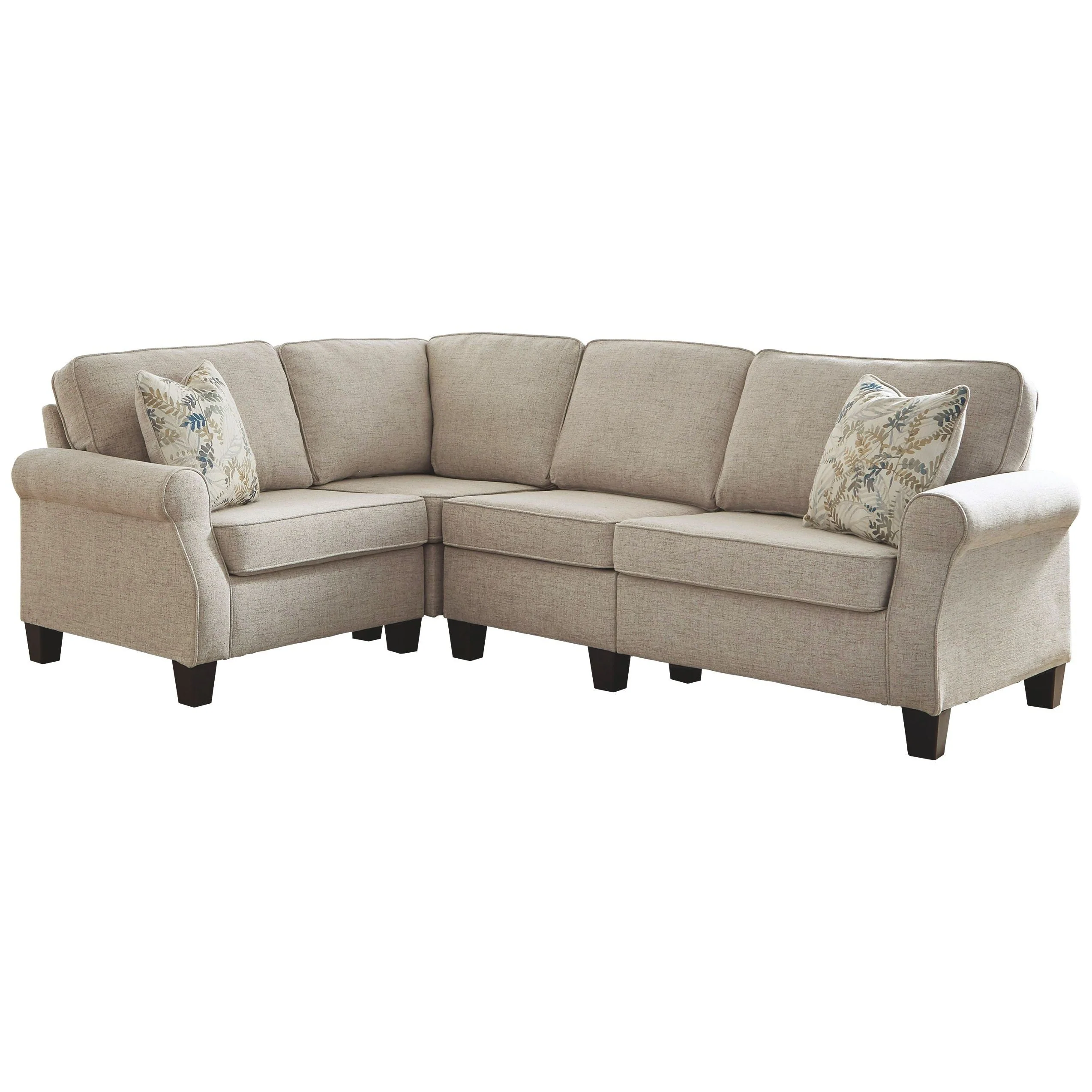 Alessio - Beige - Sofa 4 Pc Sectional - Image 3