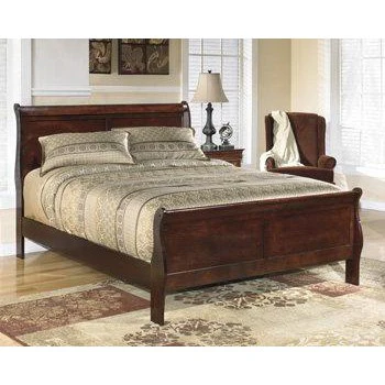 Alisdair - Dark Brown - California King Sleigh Rails