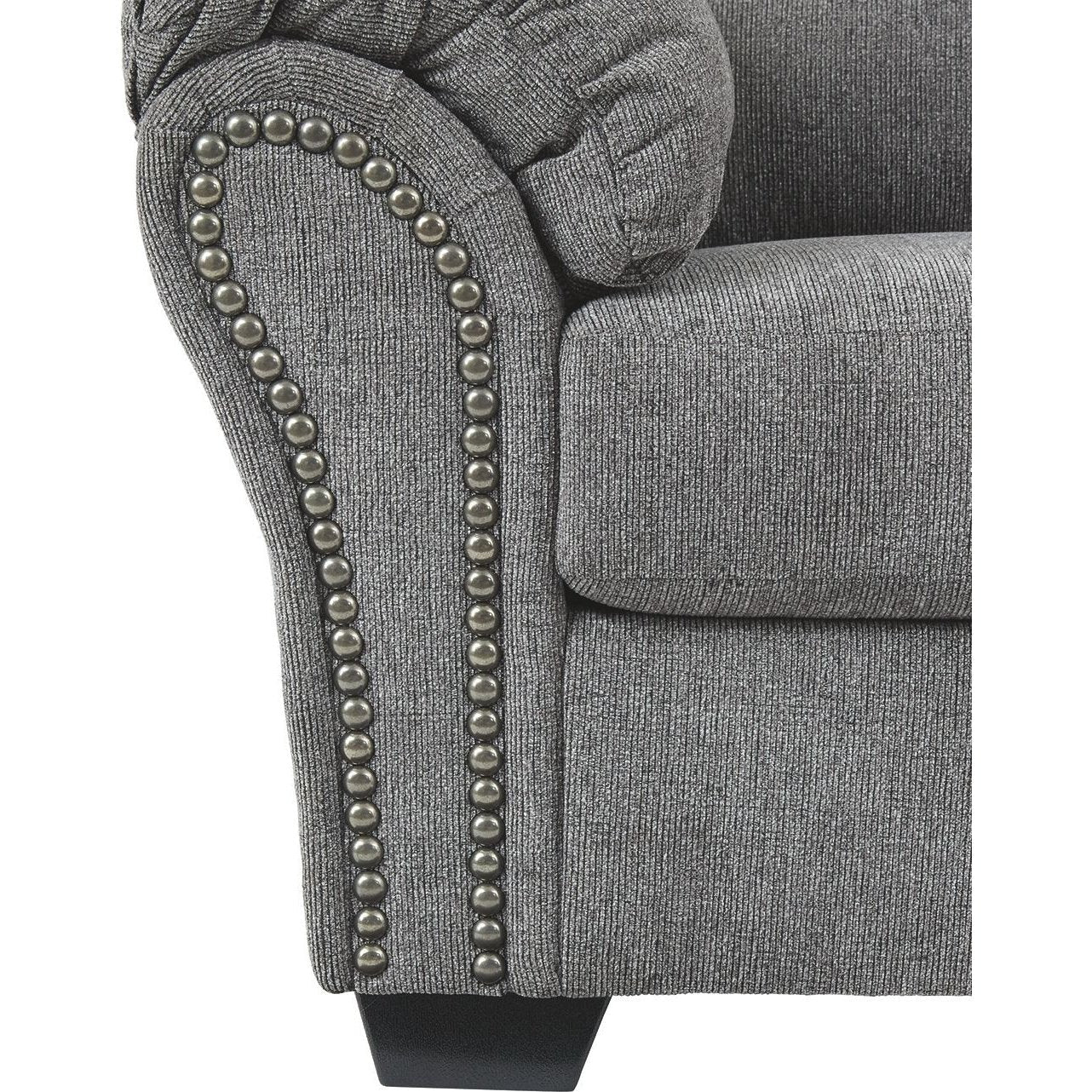 Ashley Allmaxx Loveseat in Pewter - Image 3