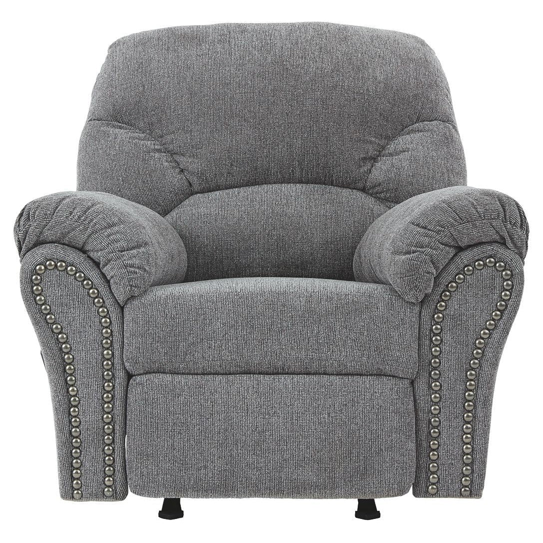 Ashley Allmaxx Rocker Recliner in Pewter - Image 20