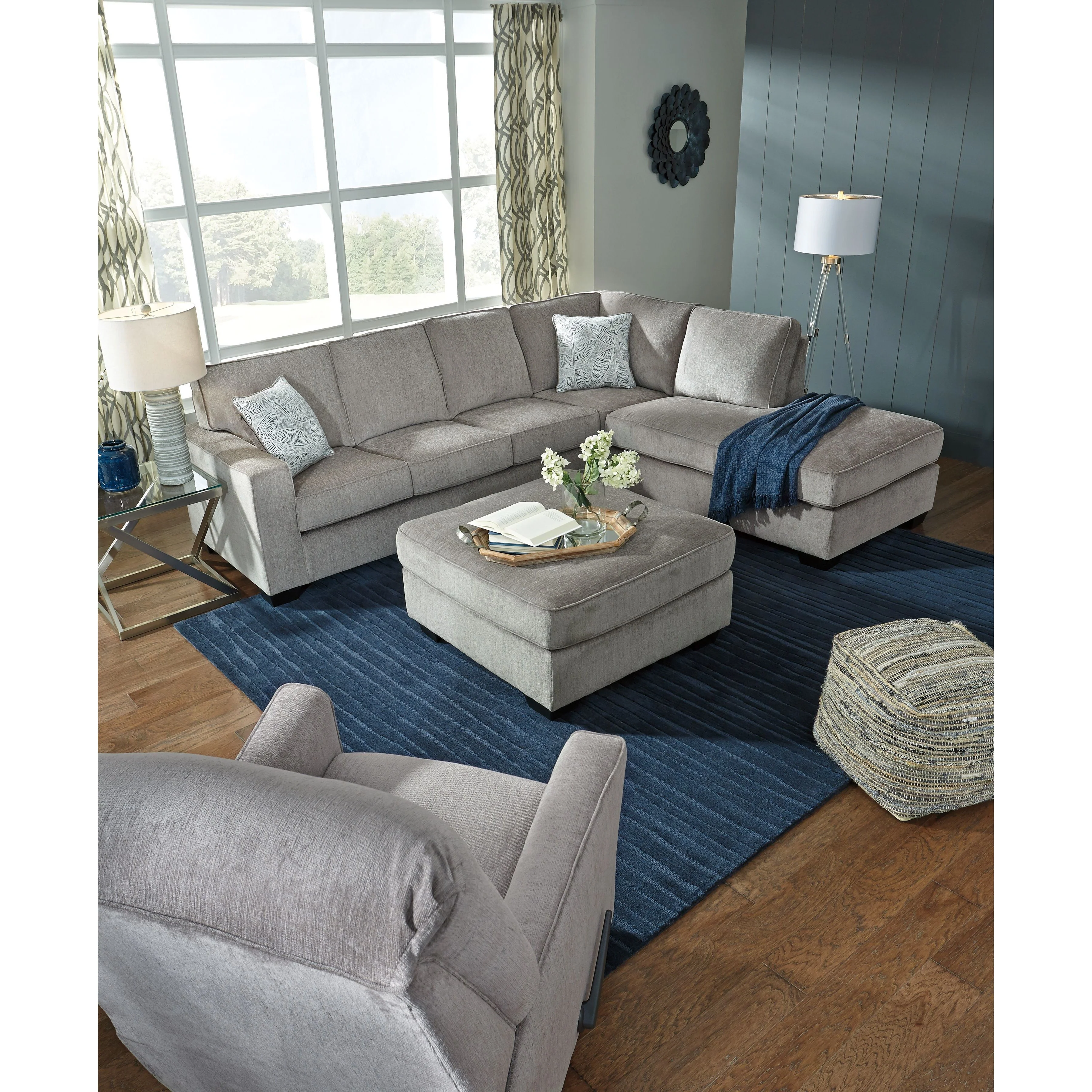 Altari - Light Gray - Oversized Accent Ottoman - Image 5