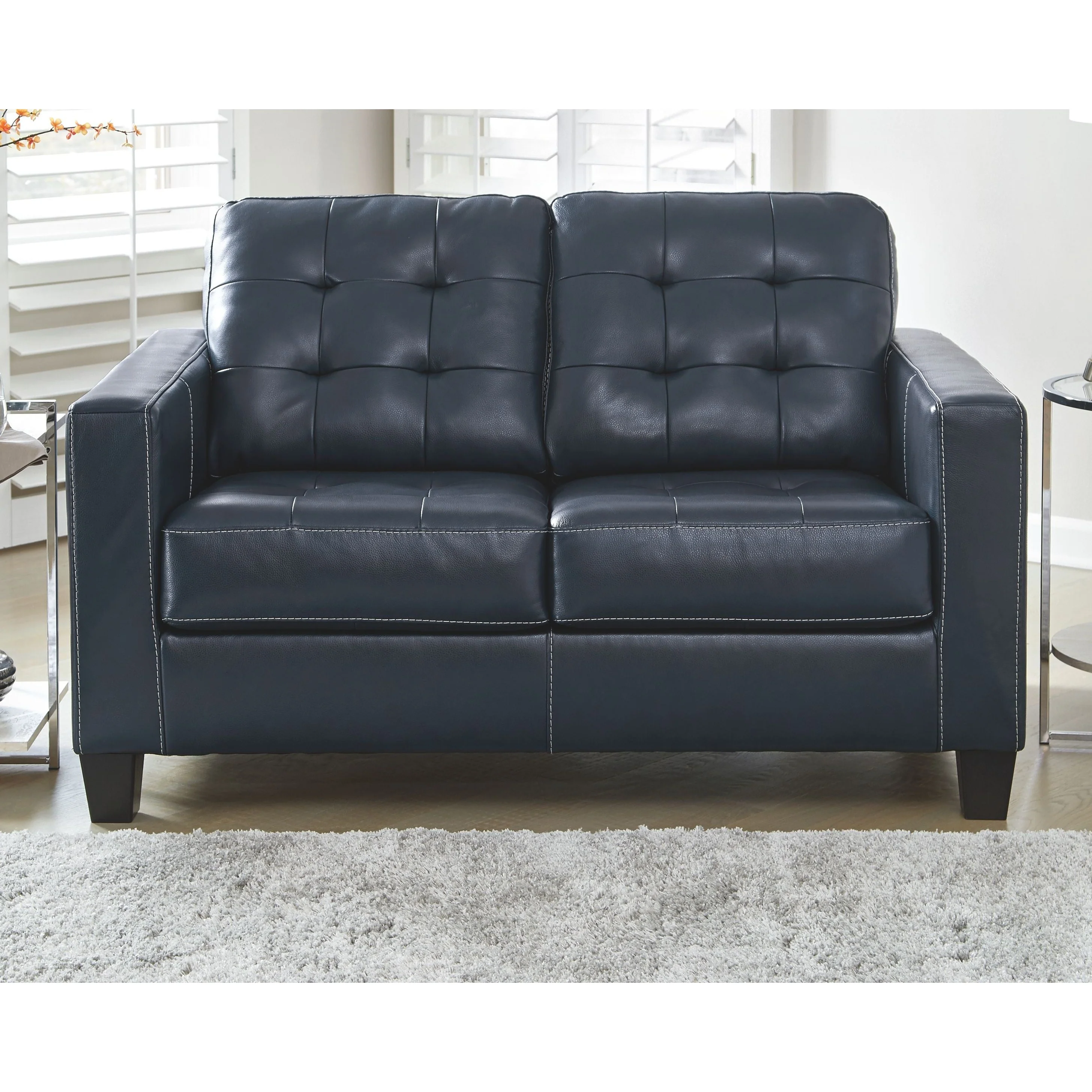 Altonbury - Blue - Loveseat - Image 11