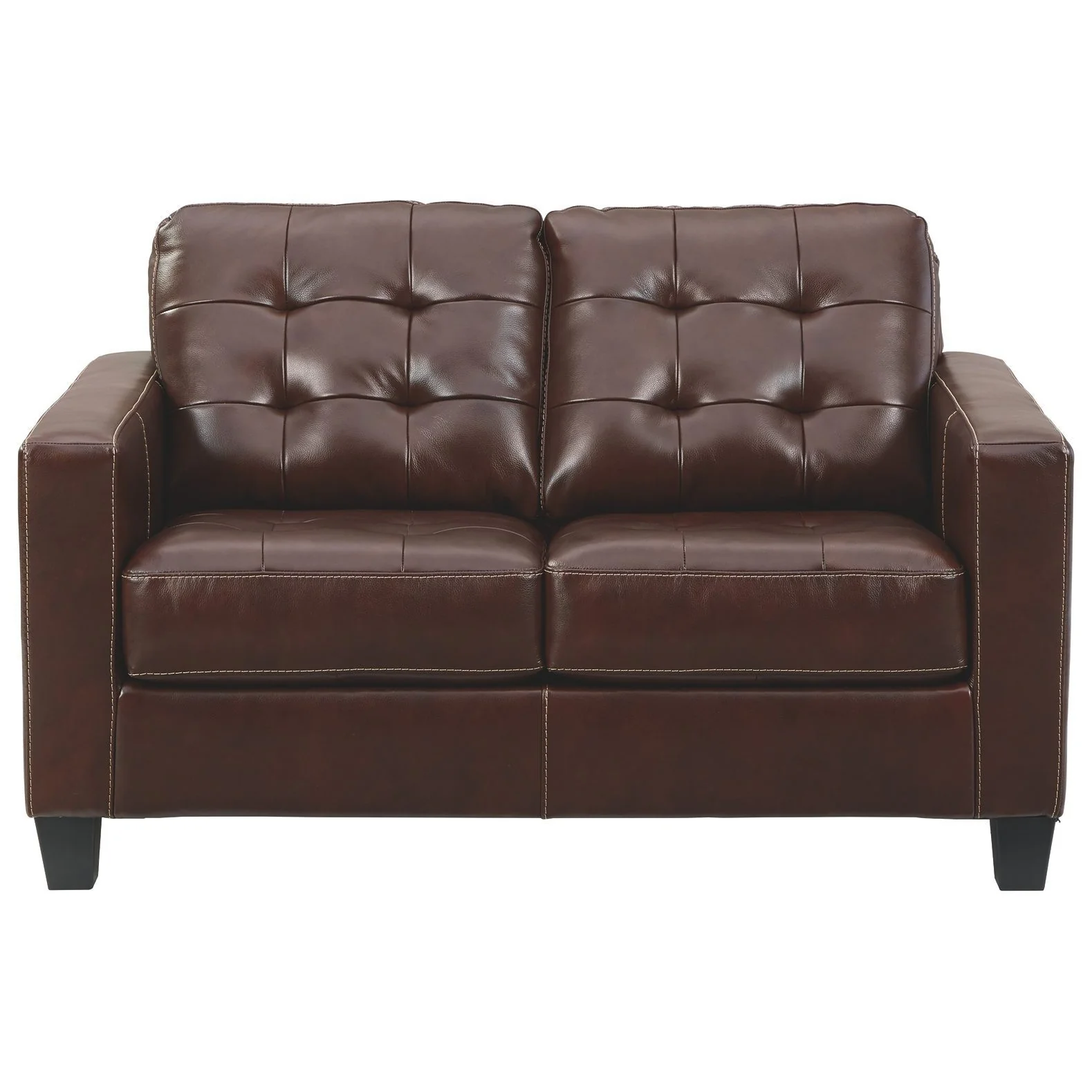 Altonbury - Walnut - Loveseat - Image 3