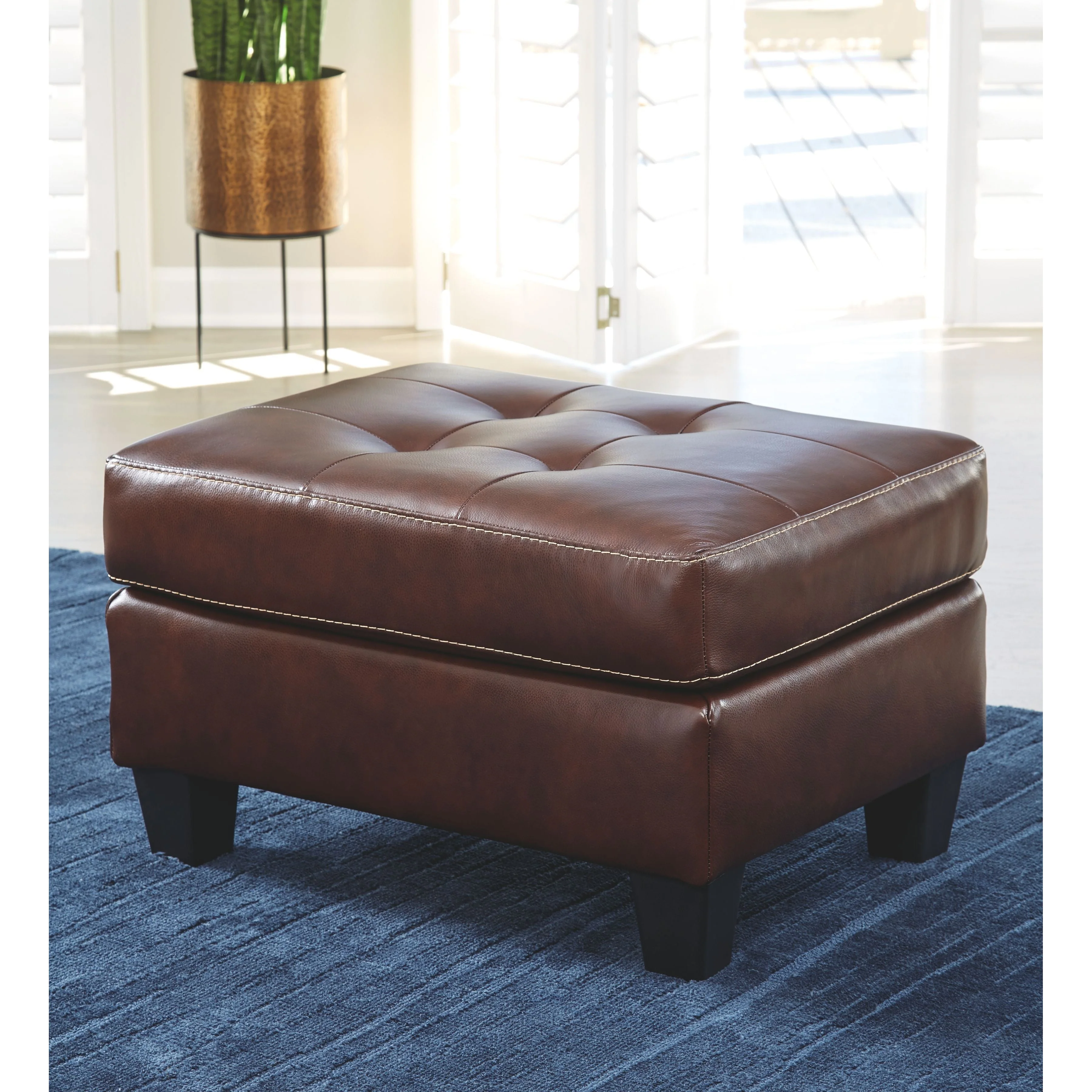 Altonbury - Walnut - Ottoman - Image 5