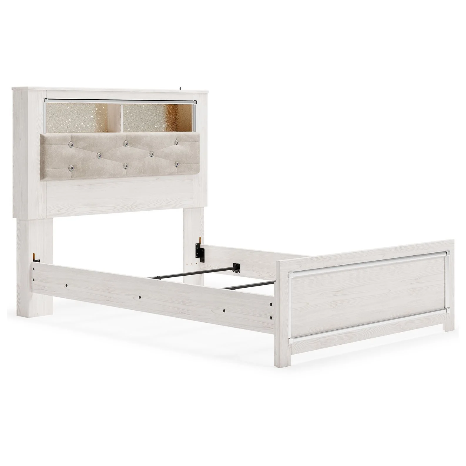 Altyra - White - Full Panel Bookcase Bed - Image 2