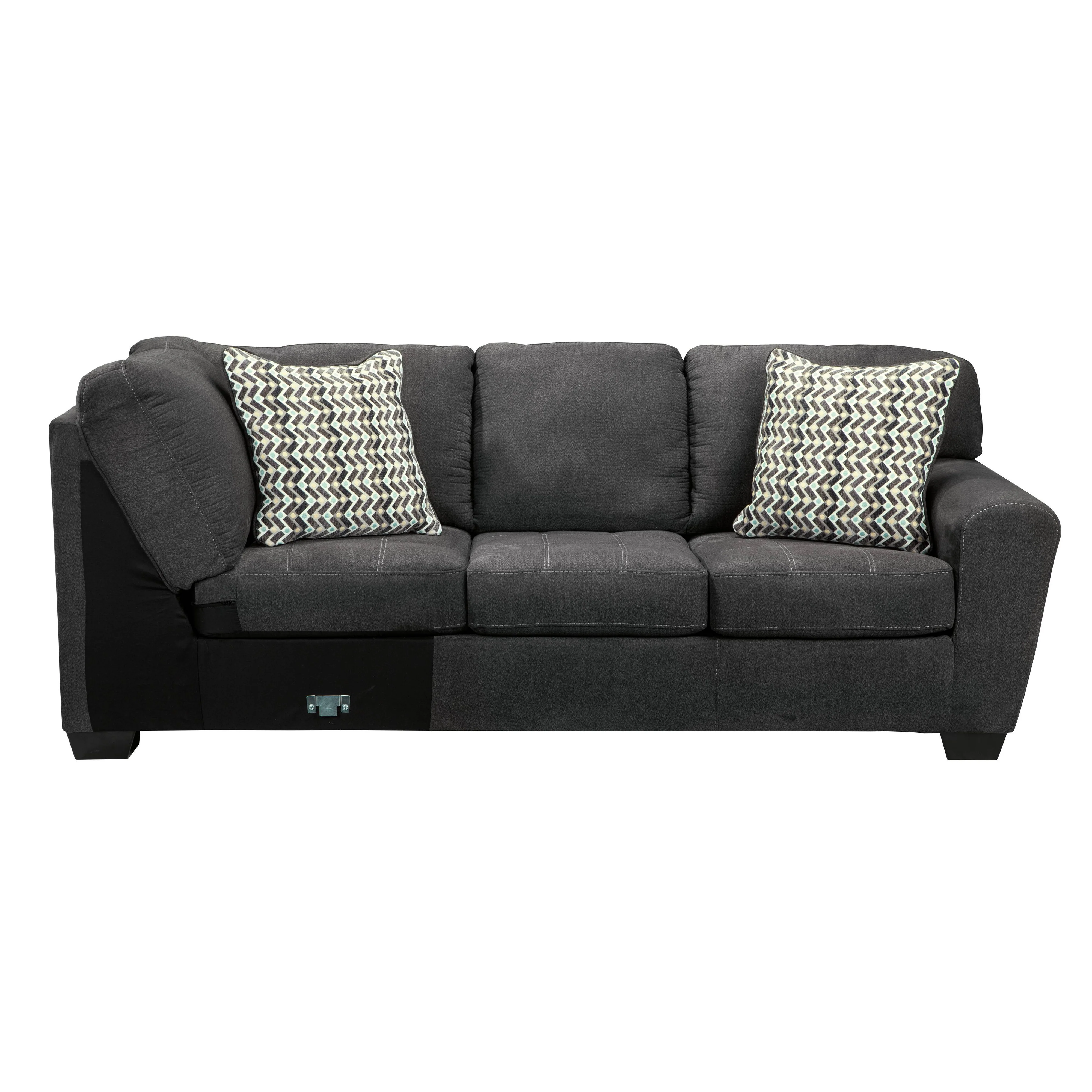 Ambee - Slate - Left Arm Facing Chaise 3 Pc Sectional - Image 8