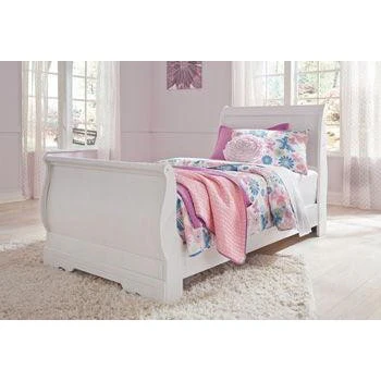 Anarasia - White - Twin Sleigh Footboard - Image 2