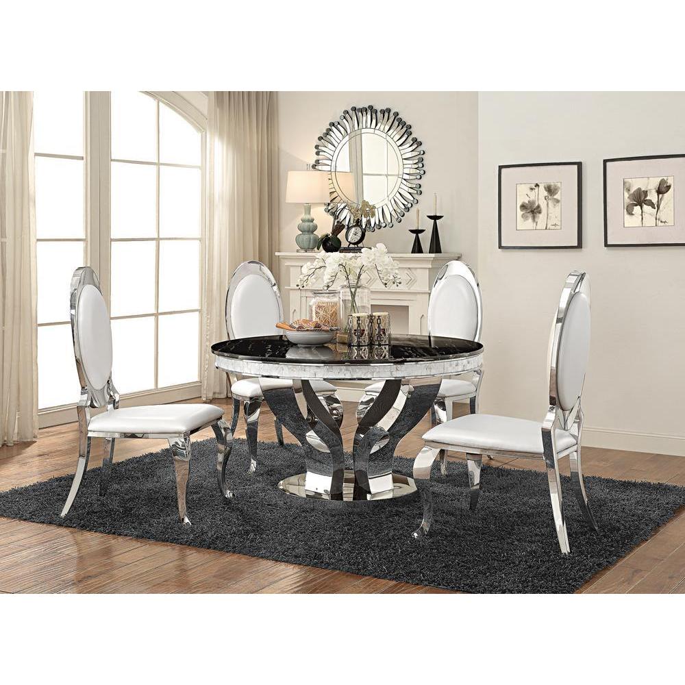 Anchorage Round Dining Table - Black - Image 15