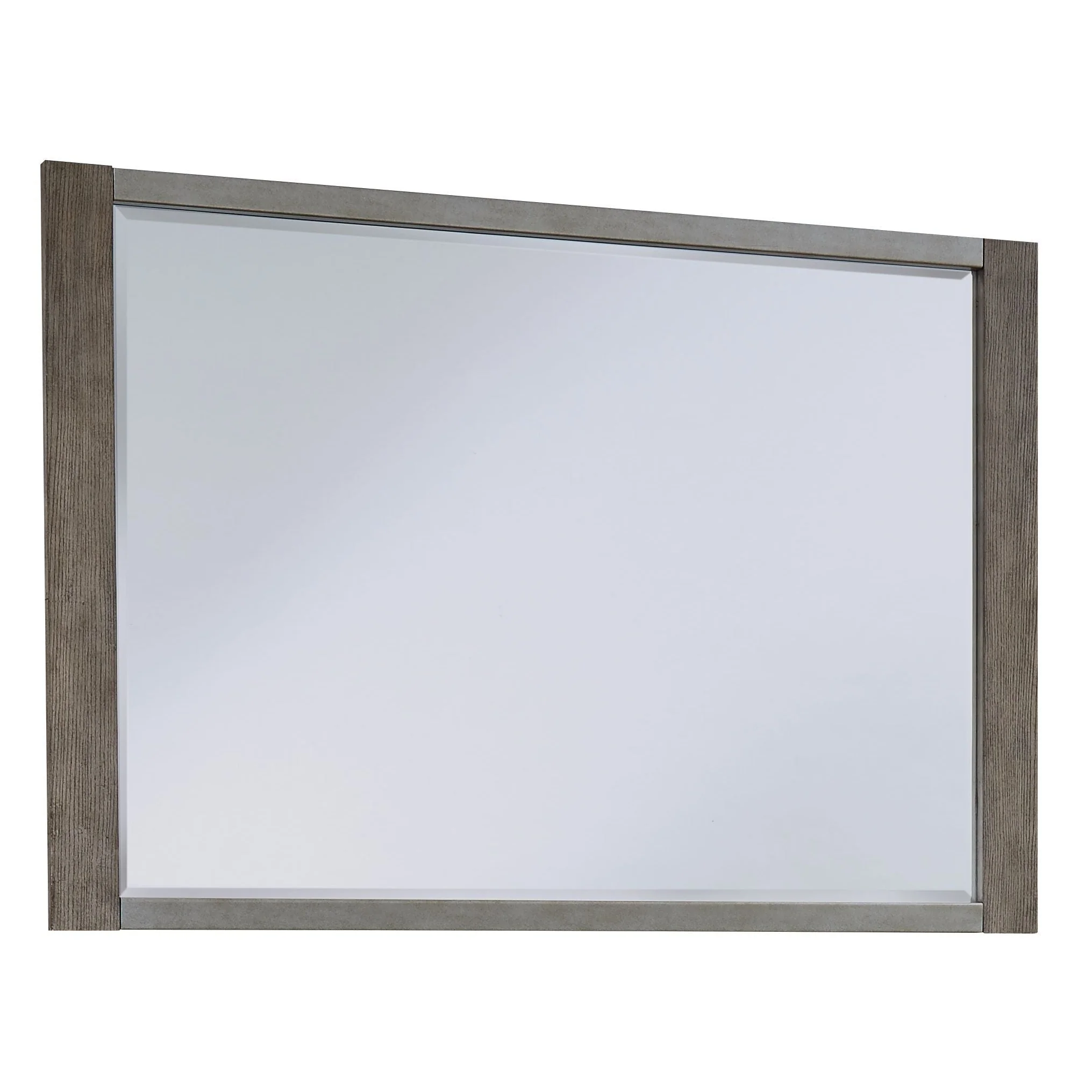 Anibecca - Weathered Gray - Bedroom Mirror