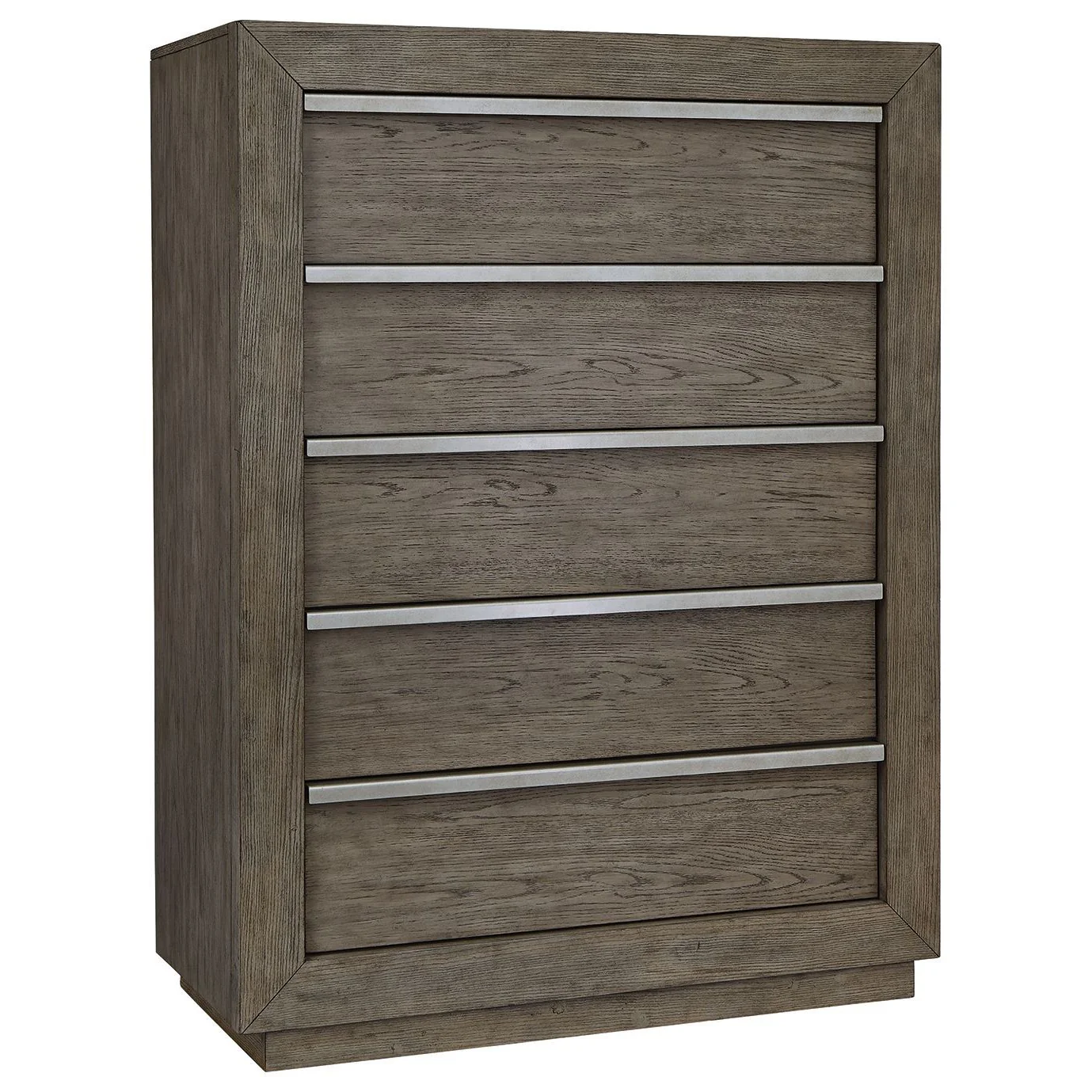 Anibecca - Weathered Gray - Five Drawer Chest