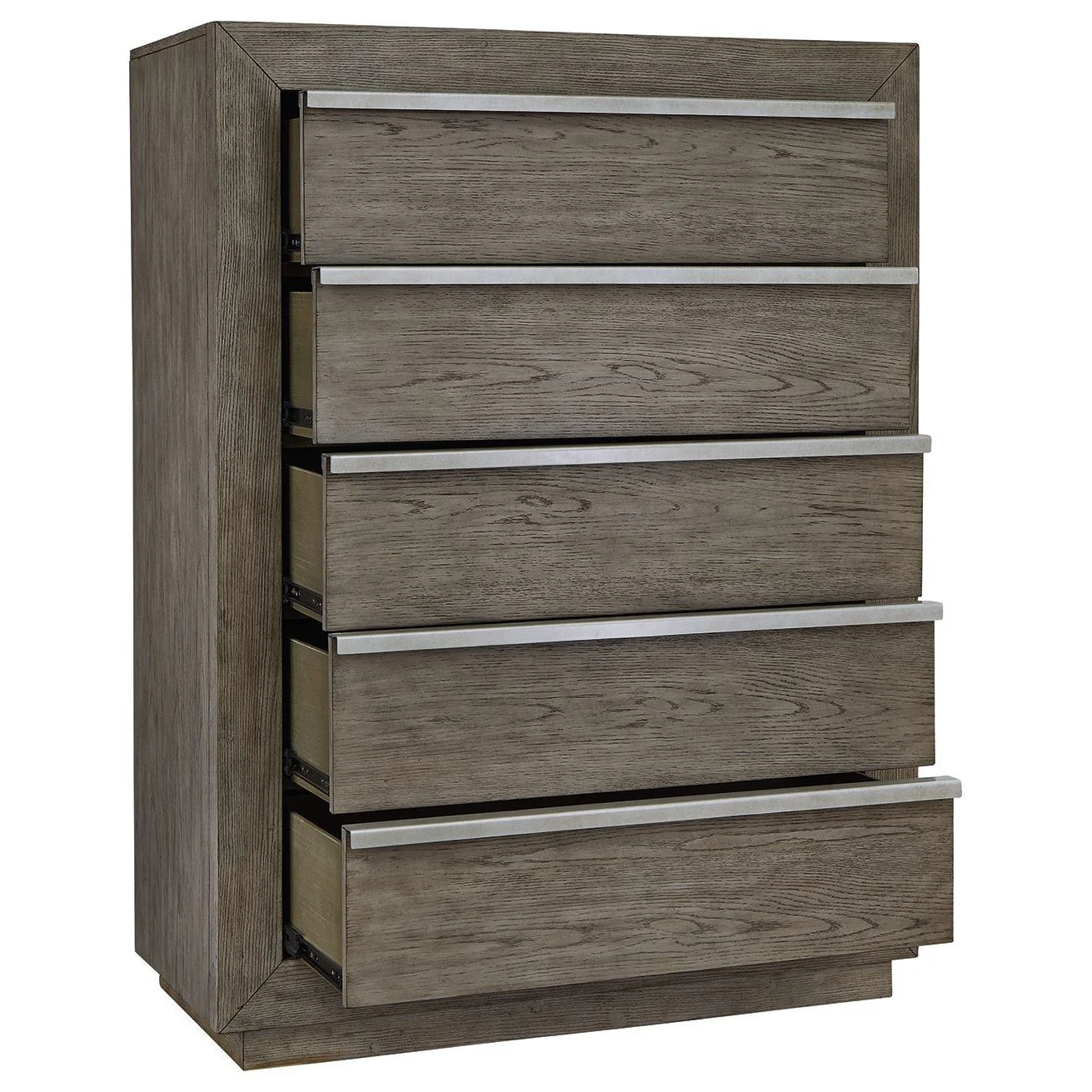 Anibecca - Weathered Gray - Five Drawer Chest - Image 11