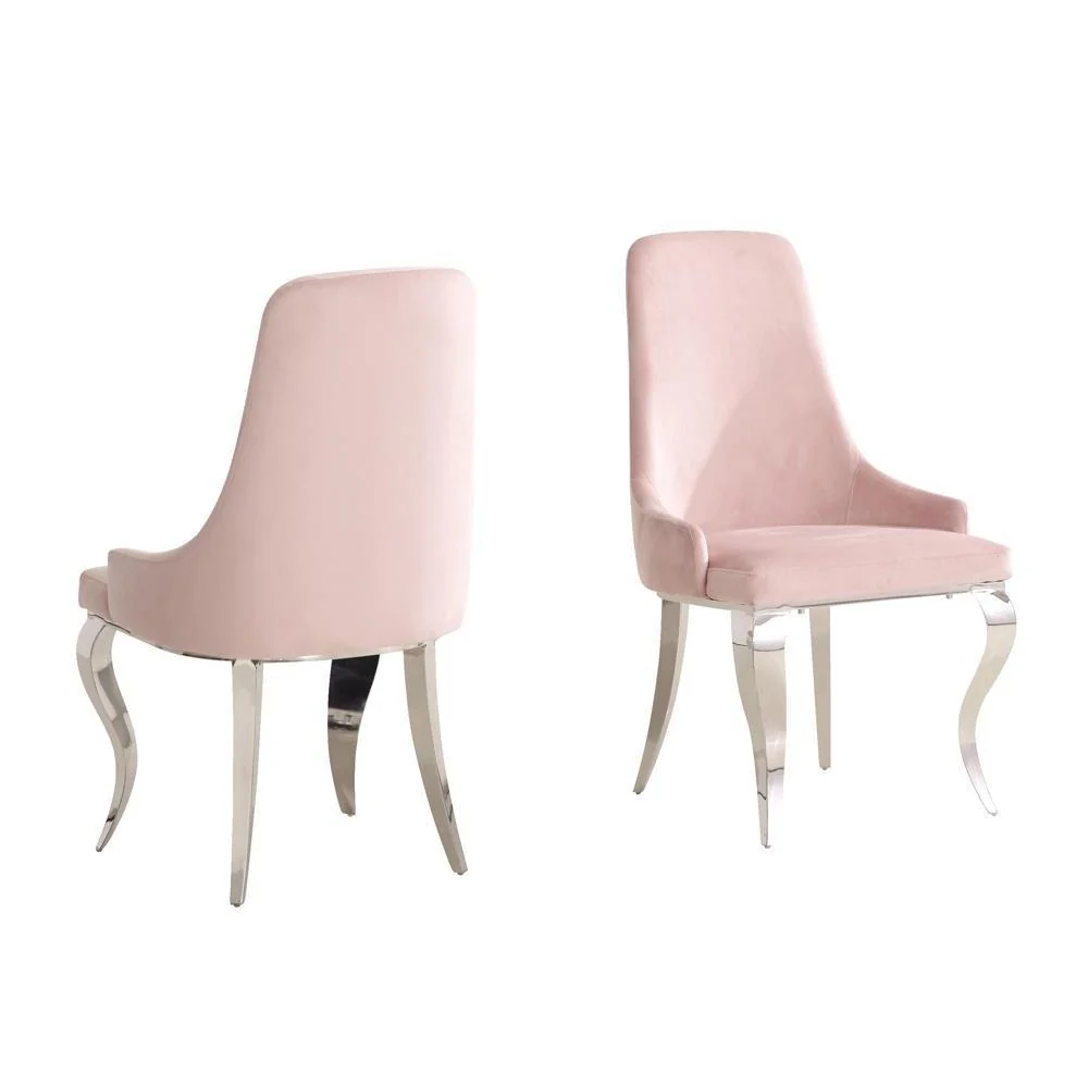 Antoine - Dining Chestair - Light Pink - Image 9
