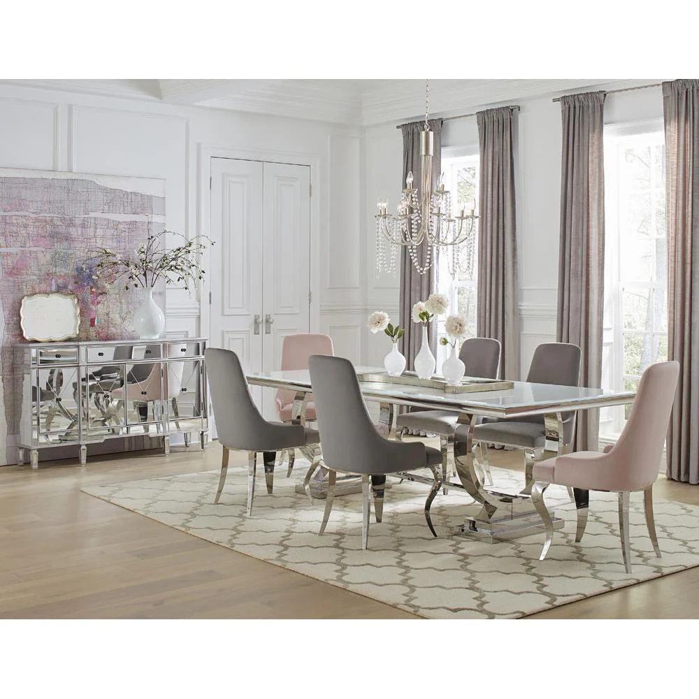 Antoine - Dining Chestair - Silver - Image 2
