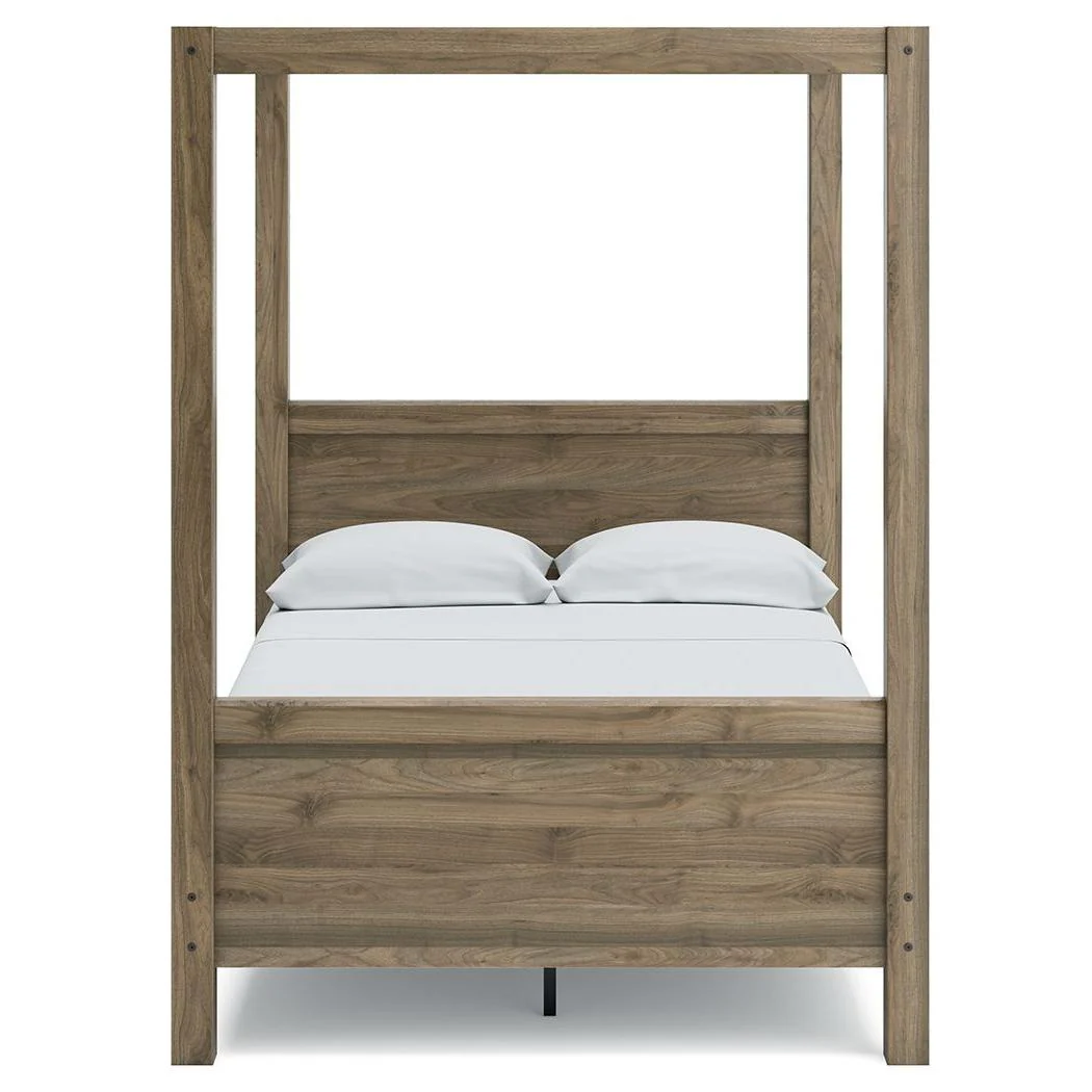 Aprilyn - Light Brown - Full Canopy Bed - Image 3