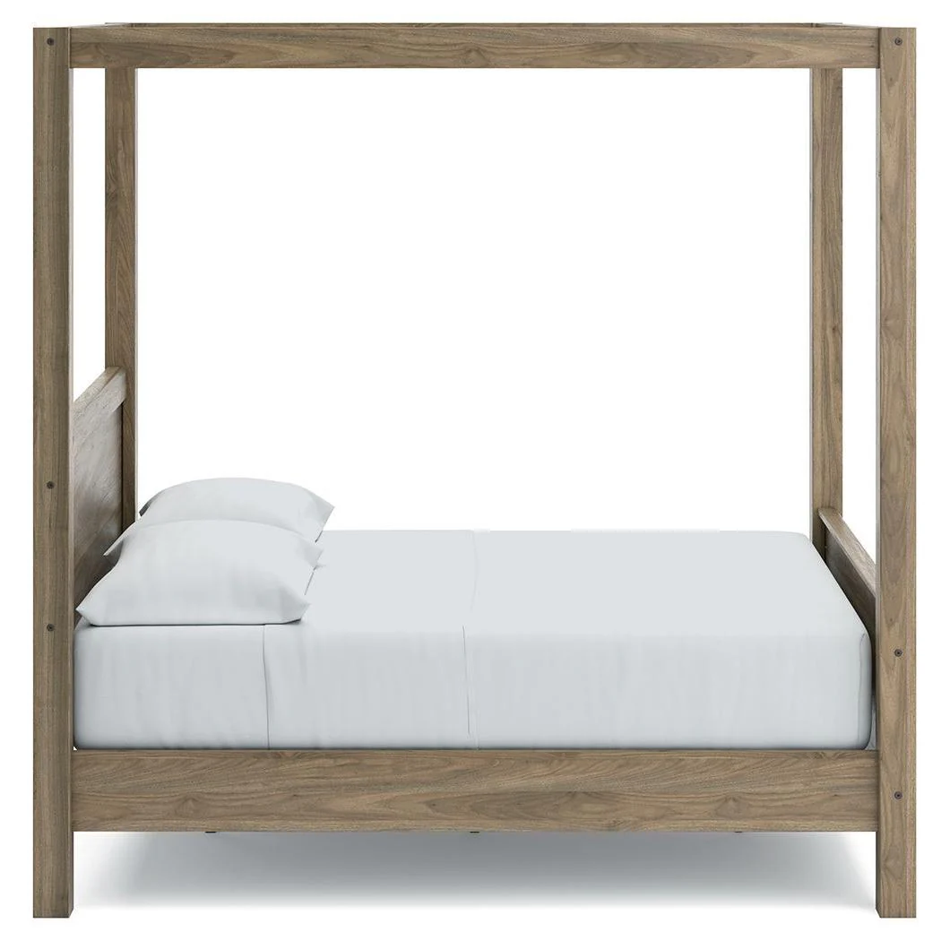 Aprilyn - Light Brown - Full Canopy Bed - Image 4