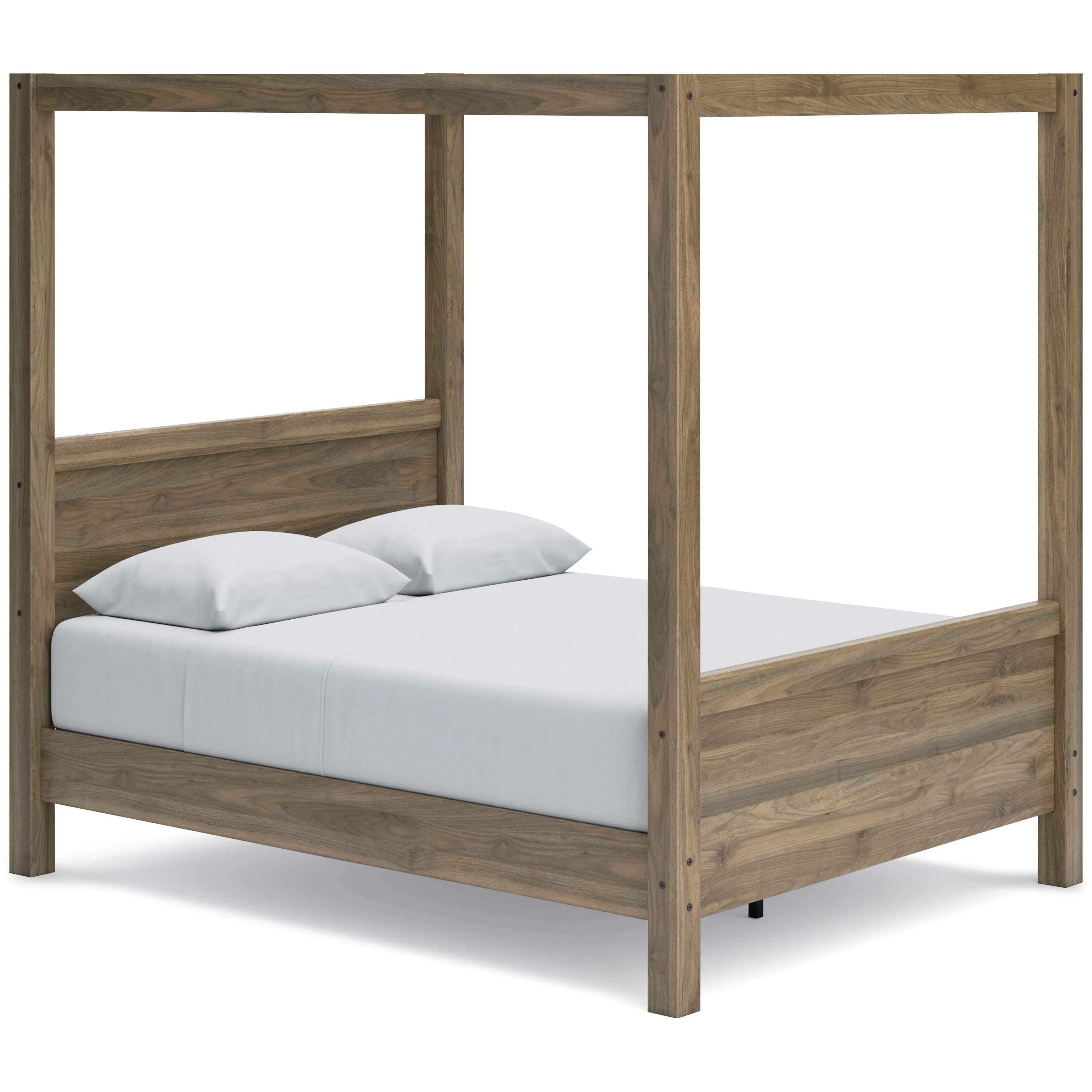 Aprilyn - Light Brown - Queen Canopy Bed - Image 6