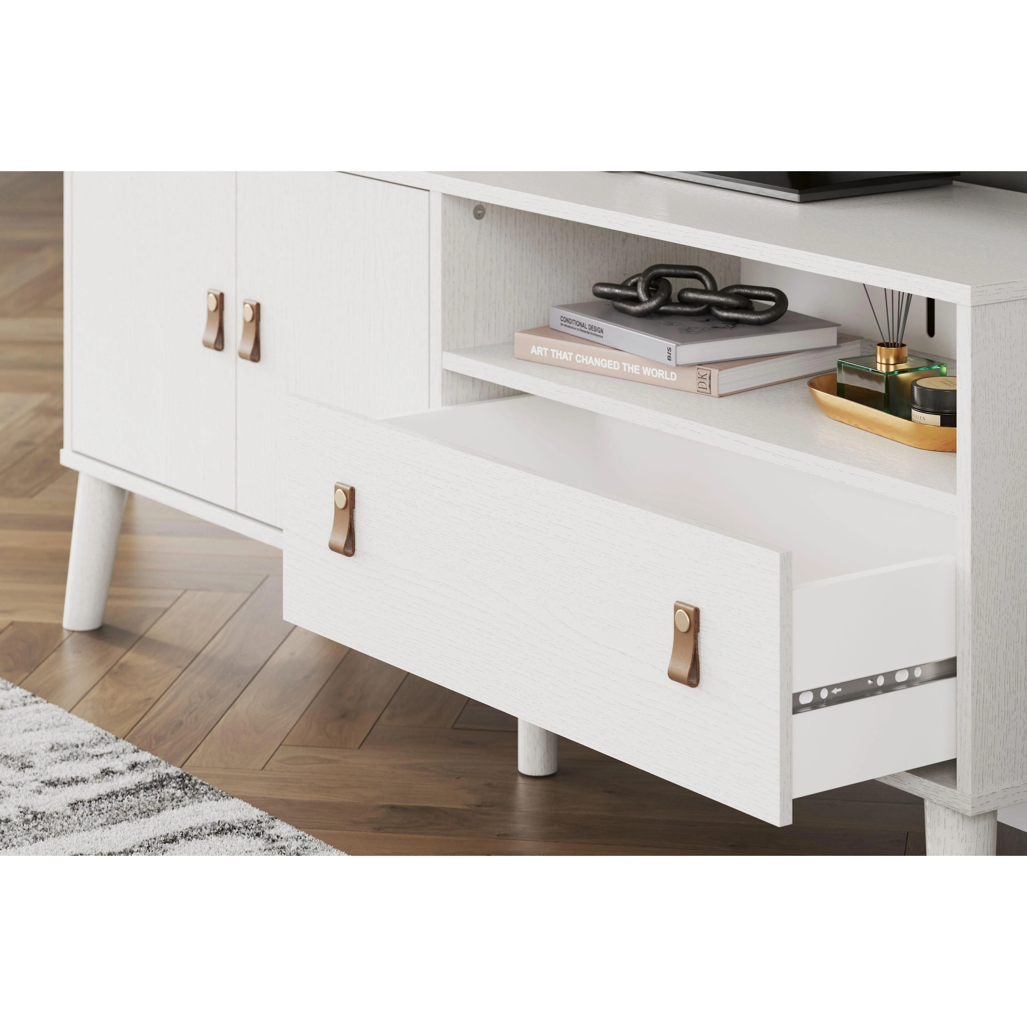 Aprilyn - White - Medium Tv Stand - Image 11