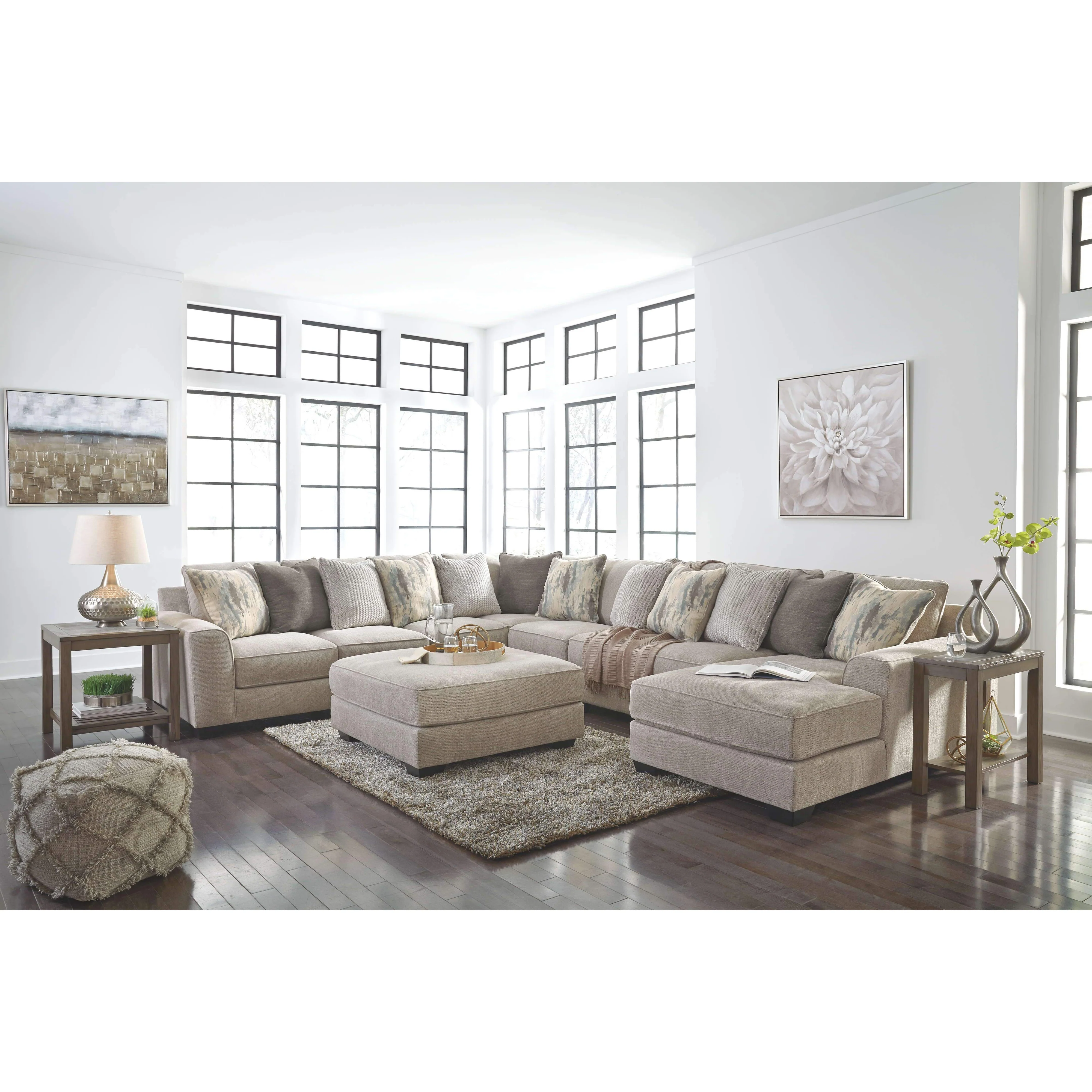 Ardsley - Pewter - Left Arm Facing Sofa 5 Pc Sectional - Image 5