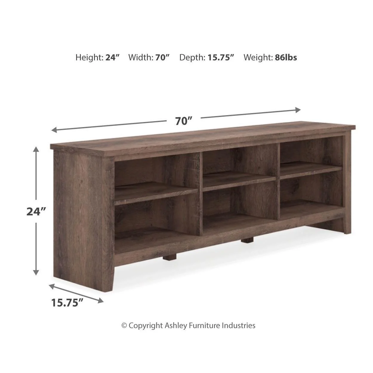 Arlenbry - Gray - Extra Large Tv Stand - Image 9