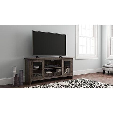 Arlenbry - Gray - Lg Tv Stand W/fireplace Option - Image 5
