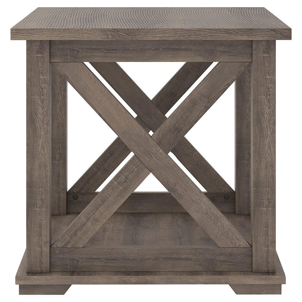 Arlenbry - Gray - Square End Table - Image 4