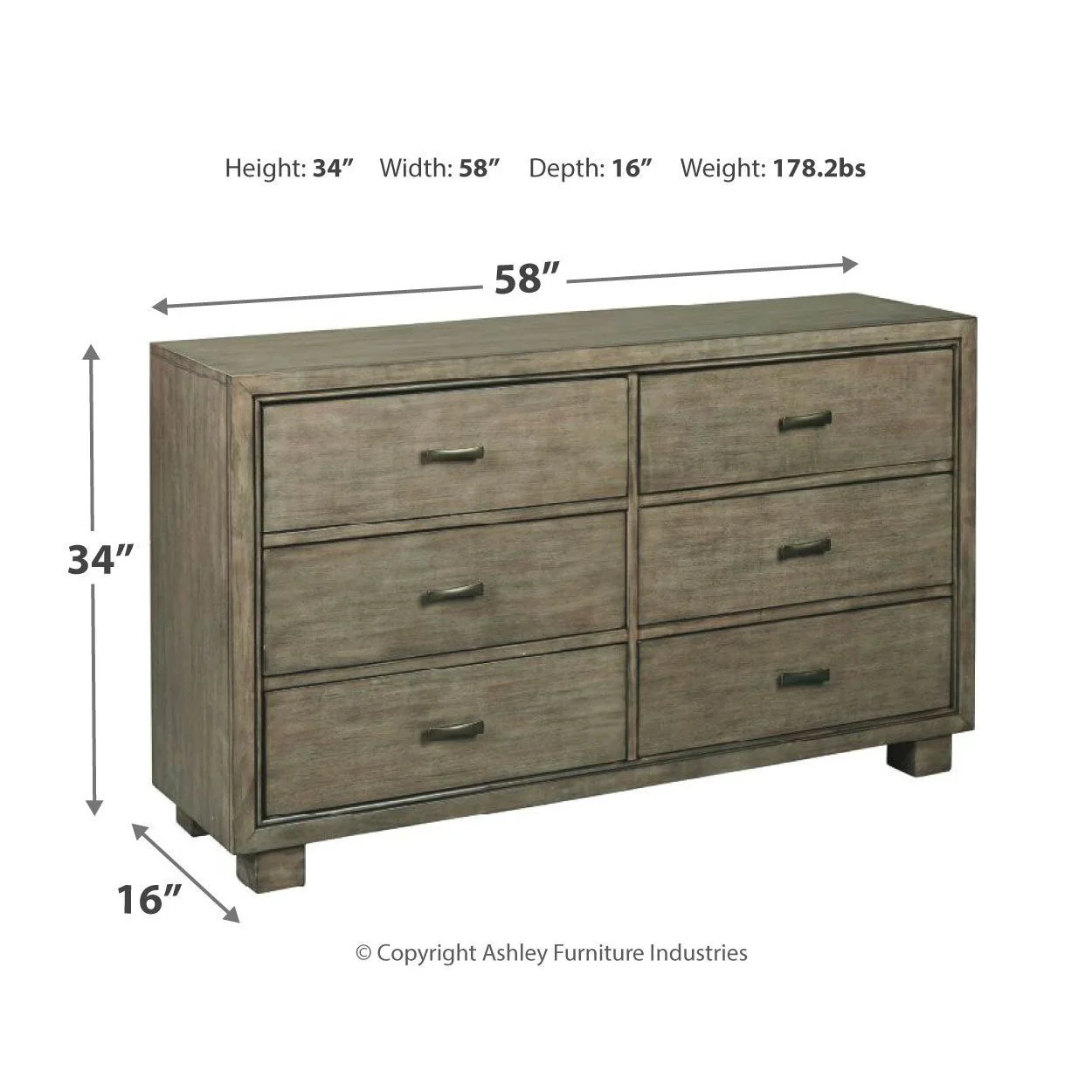 Arnett - Gray - Dresser - Image 9