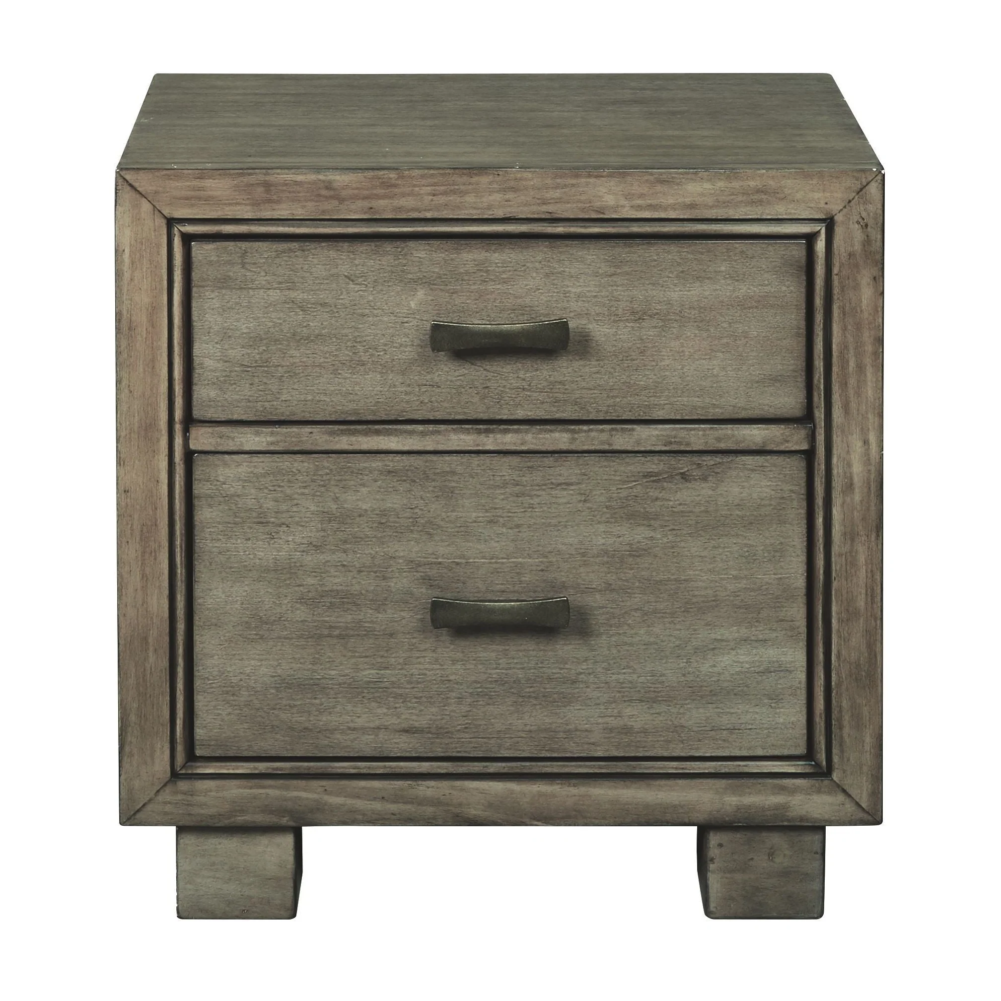 Arnett - Gray - Two Drawer Night Stand - Image 3