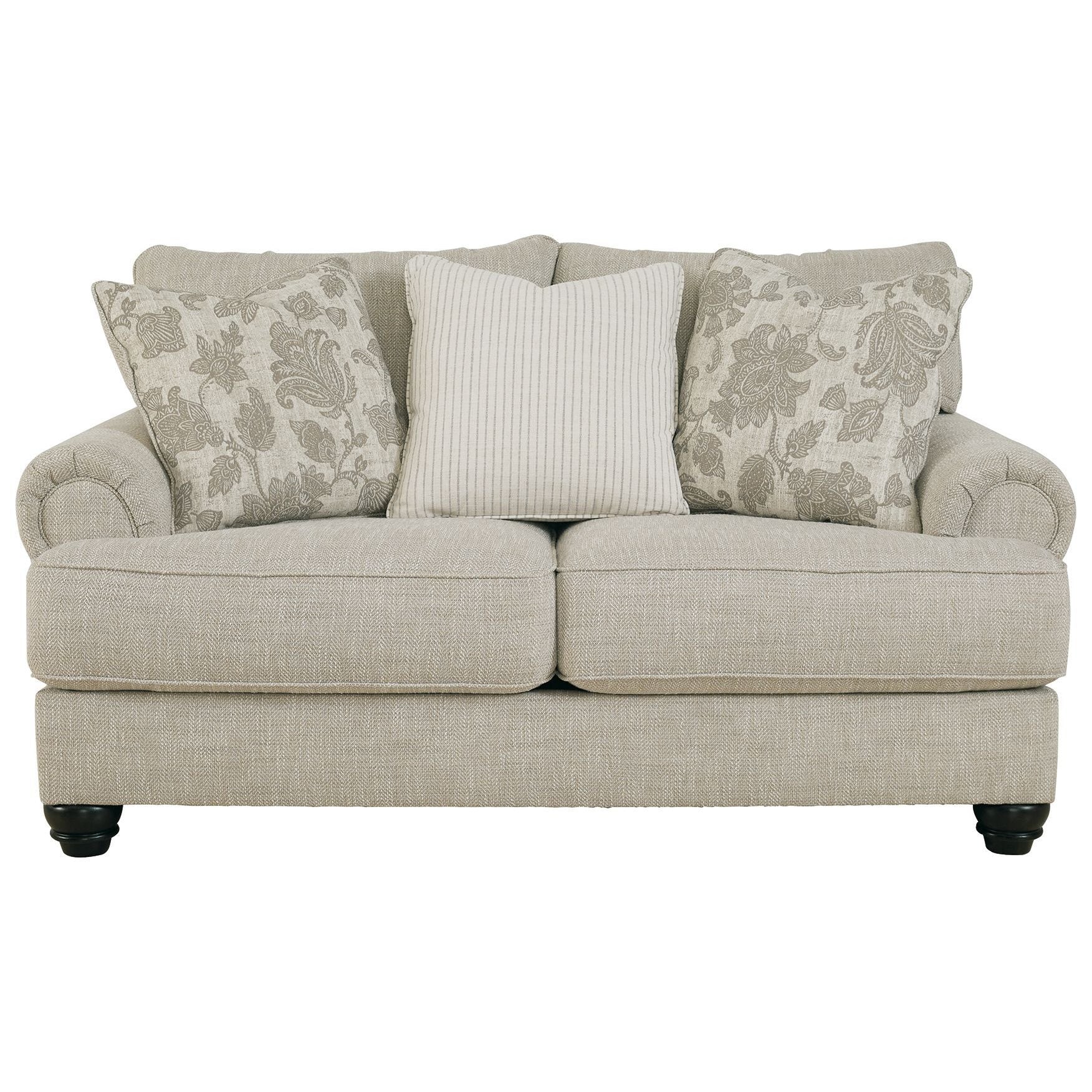 Ashley Asanti Loveseat in Fog - Image 15