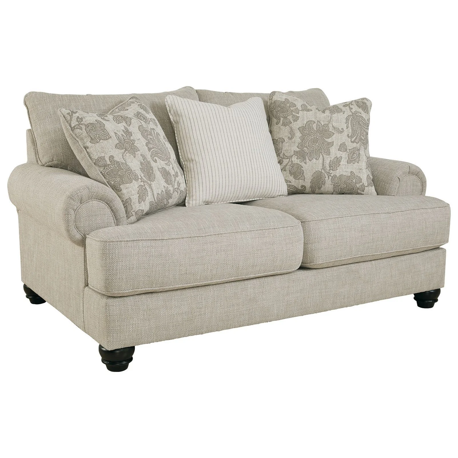 Ashley Asanti Loveseat in Fog - Image 26