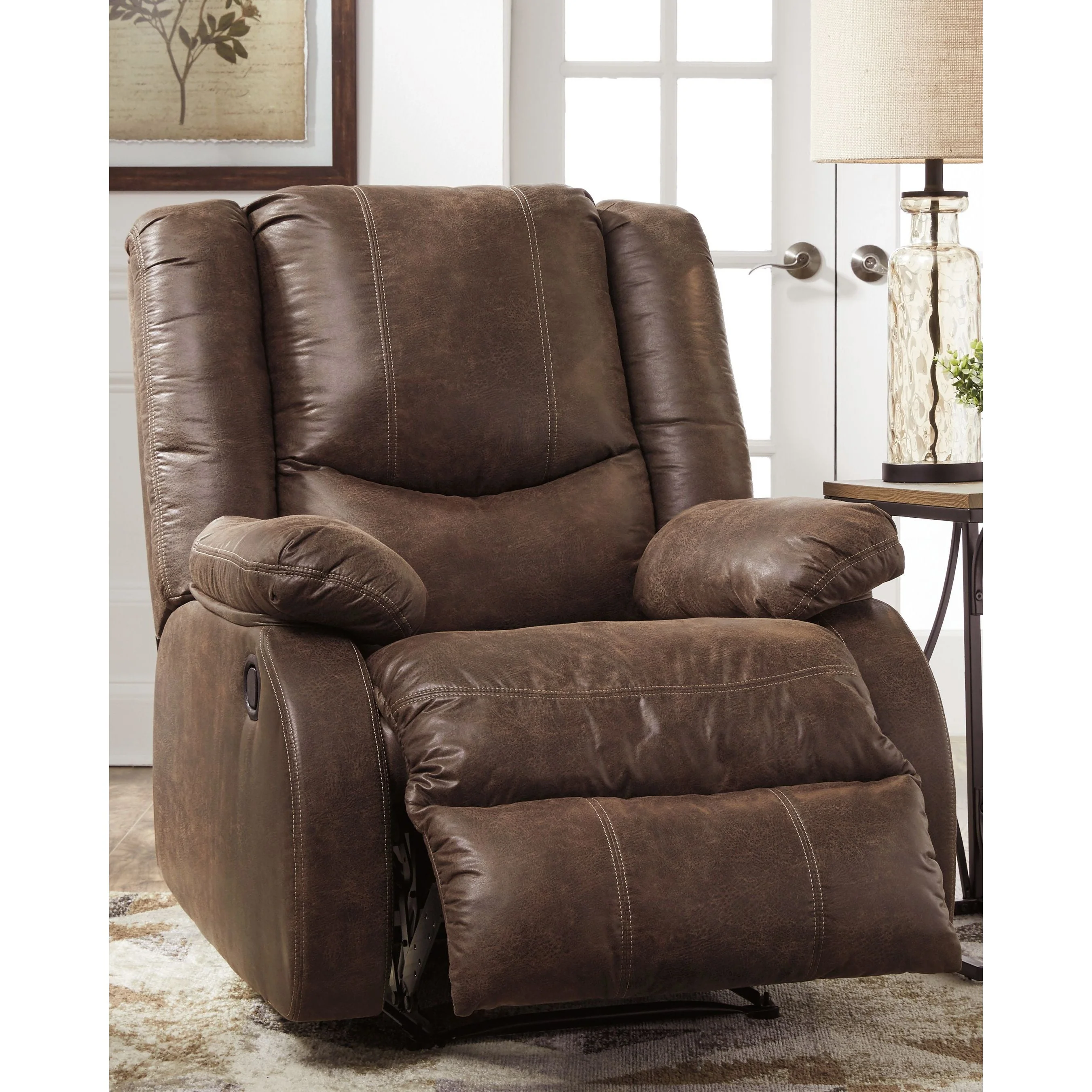 Ashley Bladewood Zero Wall Recliner in Coffee - Image 28