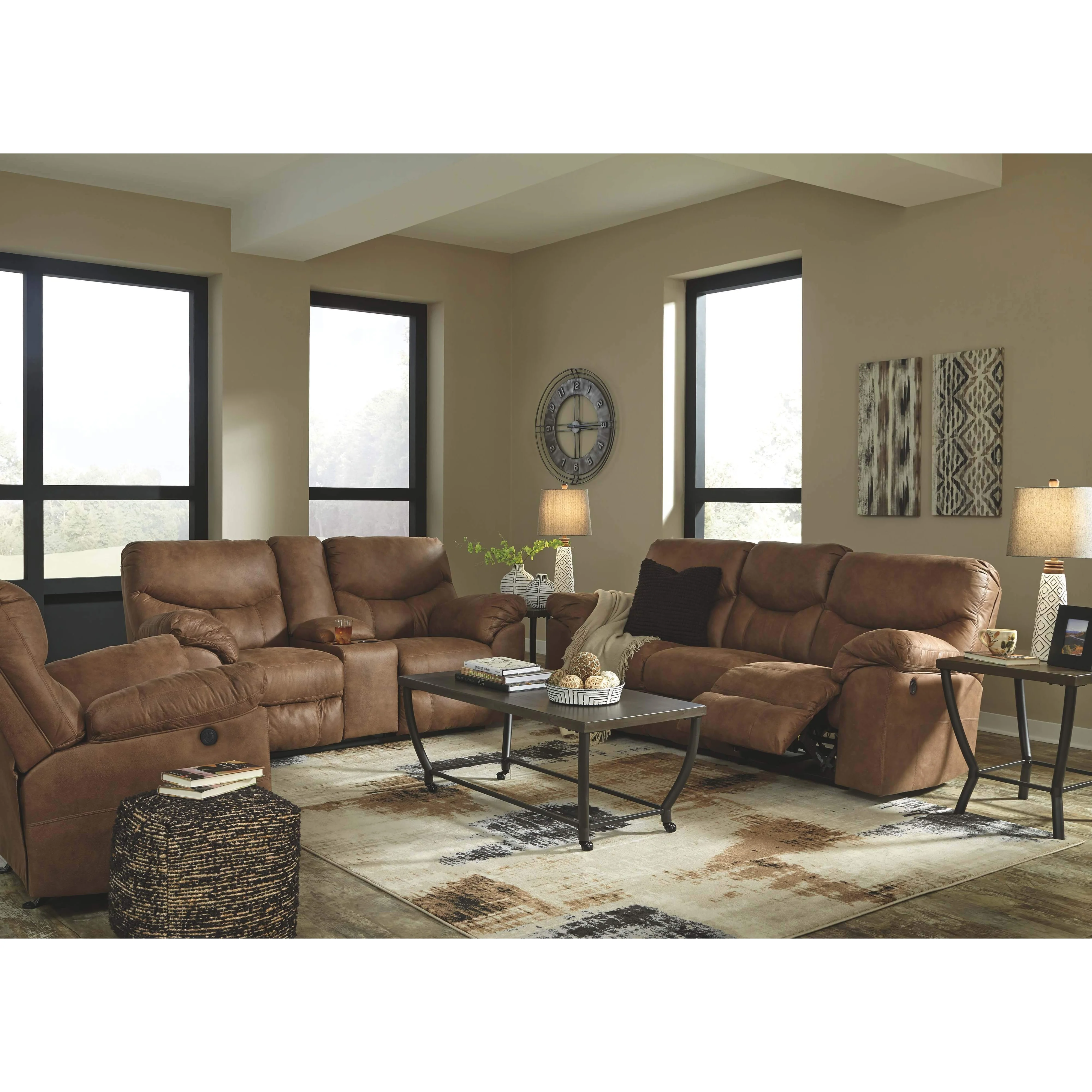 Ashley Boxberg - Light Brown - Power Rocker Recliner - Image 7