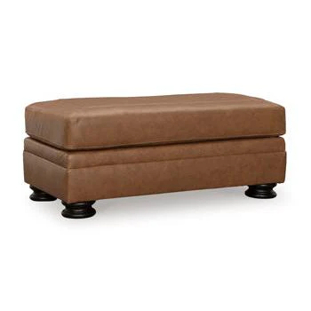 Ashley Carianna Ottoman in Caramel - Image 4